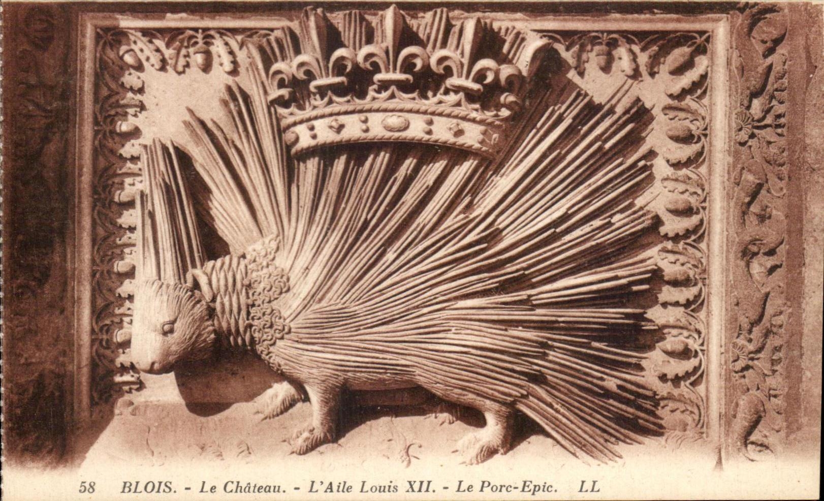 CPA Blois Le Chateau L'Aile Louis XII Le Porc Epic