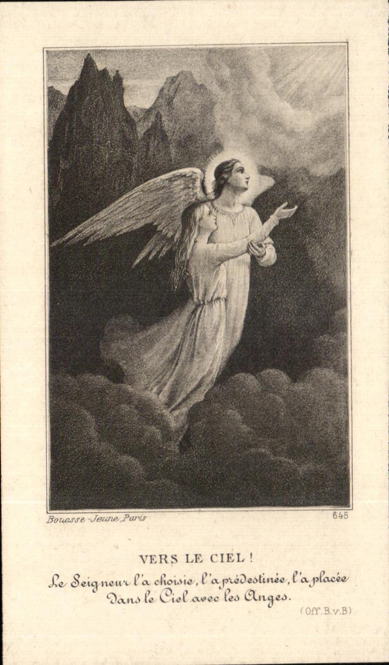 Holy picture Towards the Sky the Lord Angel