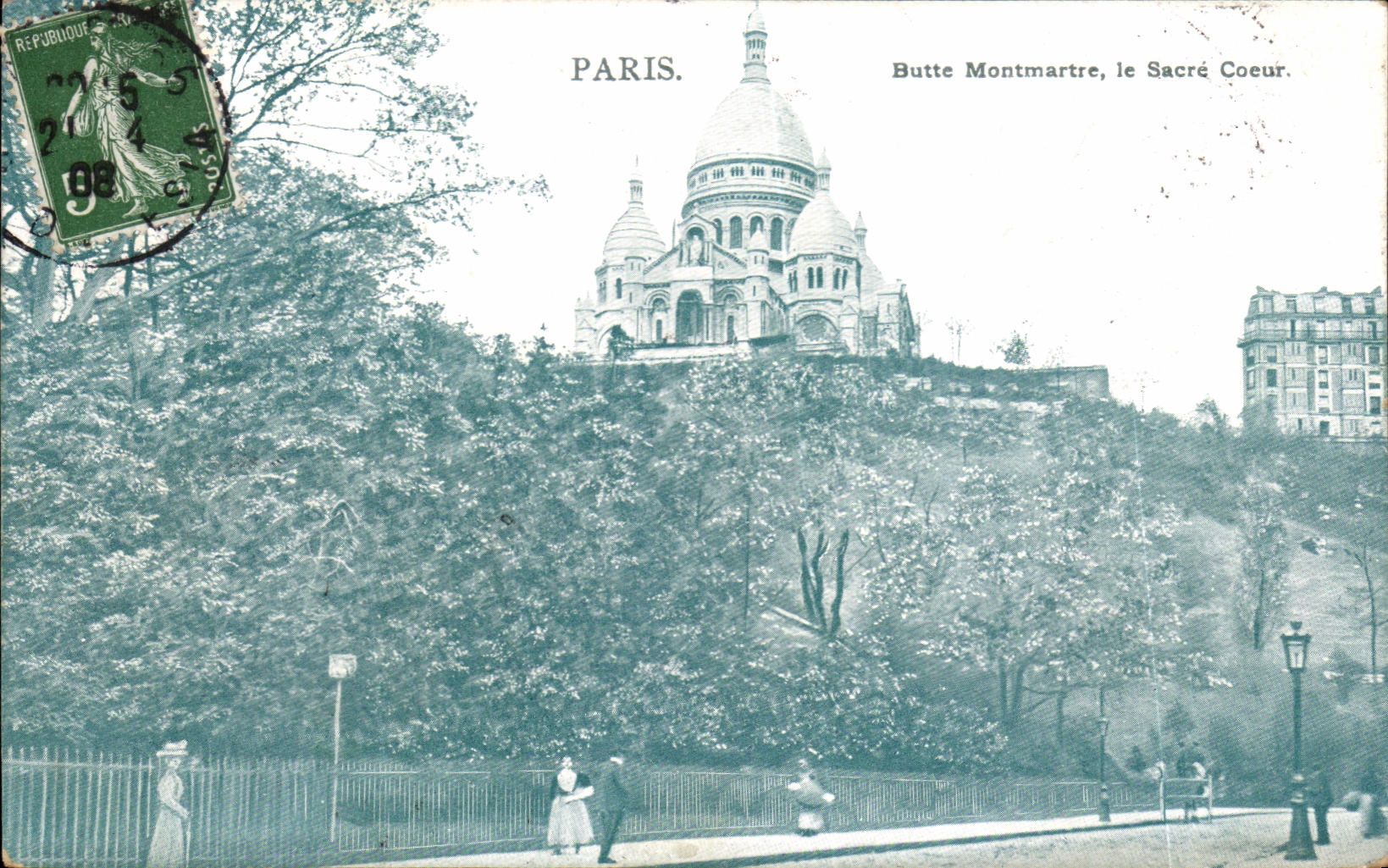 CPA Paris Ridges Montmartre the Heart