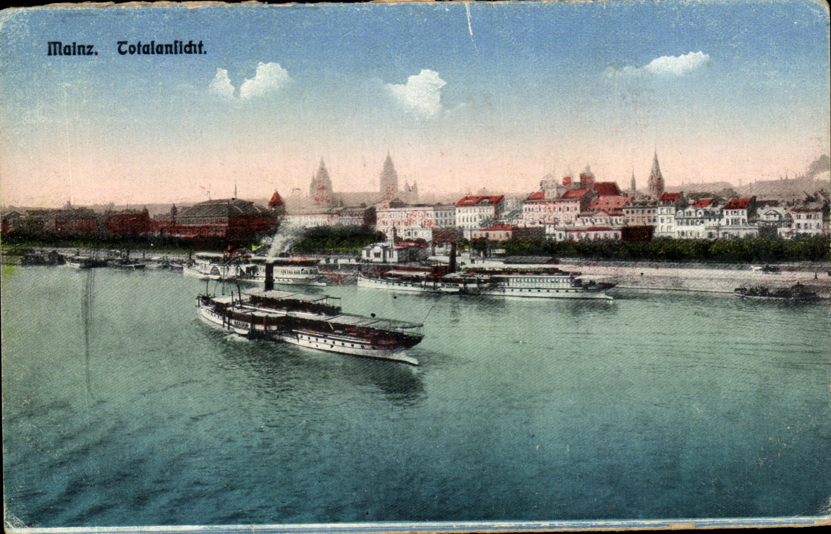 Barco de CPA Maguncia Totalansichtt