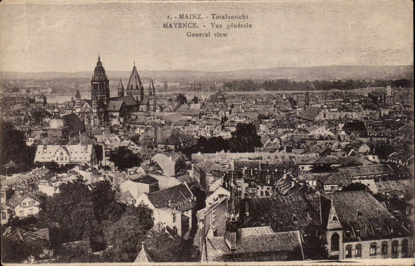 Opinion de General de la opinion de CPA Maguncia Totalansicht Maguncia