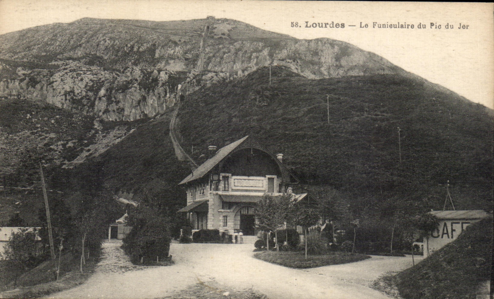 CPA Lourdes Le Funiculaire du Pic de Jer