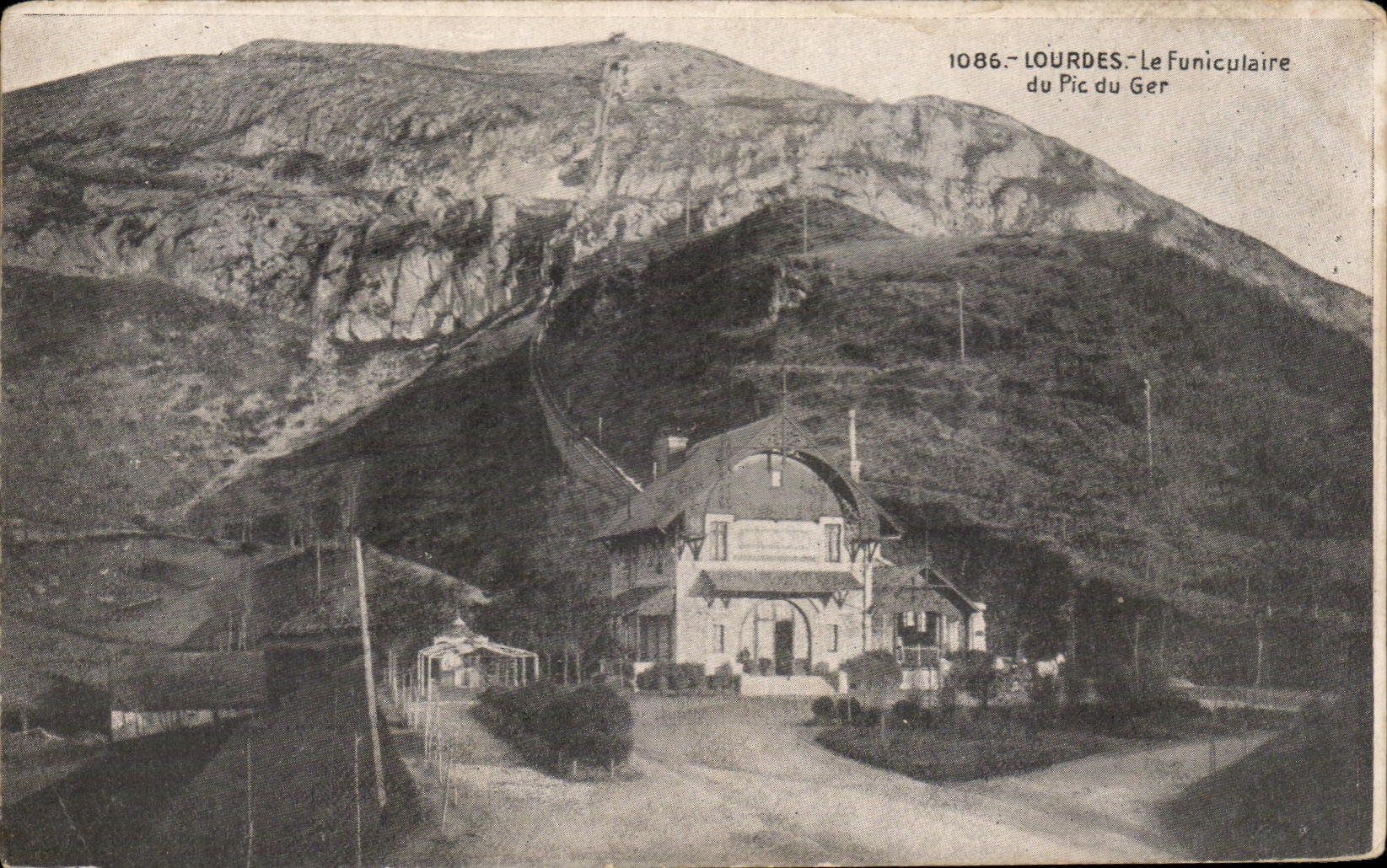 CPA Lourdes Le Funiculaire du Pic du Ger