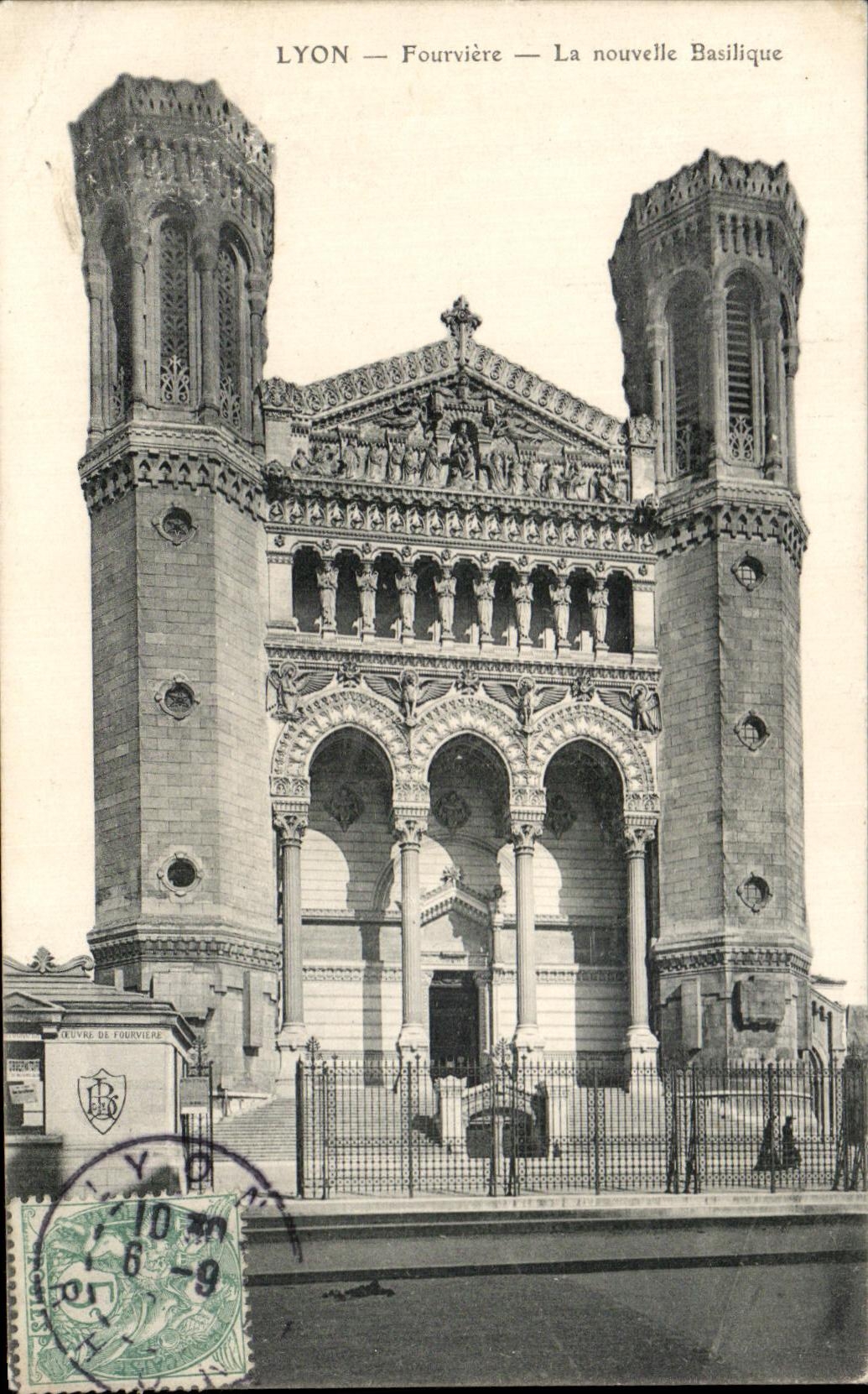 CPA Lyon Fourviere the New Basilica