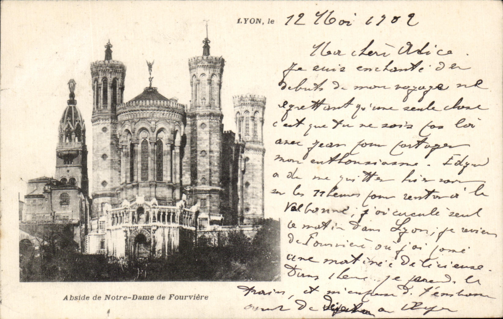 CPA Lyon Apse of Nd of Fourviere