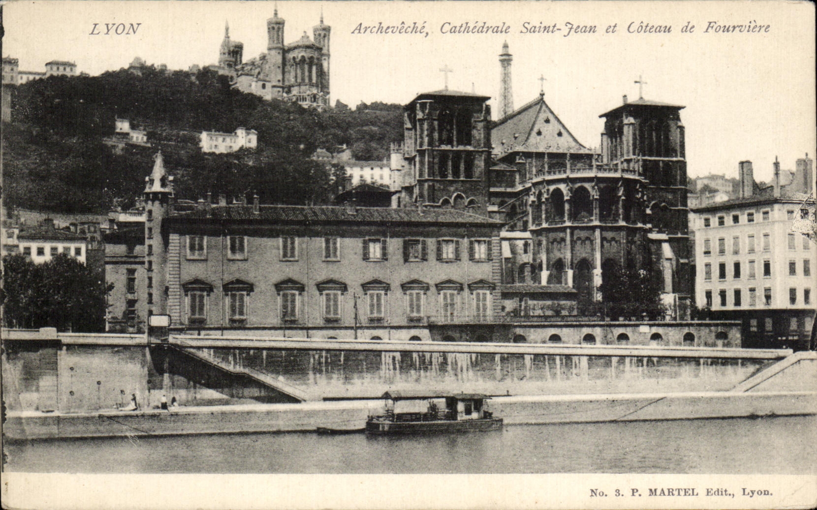 CPA Lyon Archbishop's palace Cathedral Saint Jean And Coteau