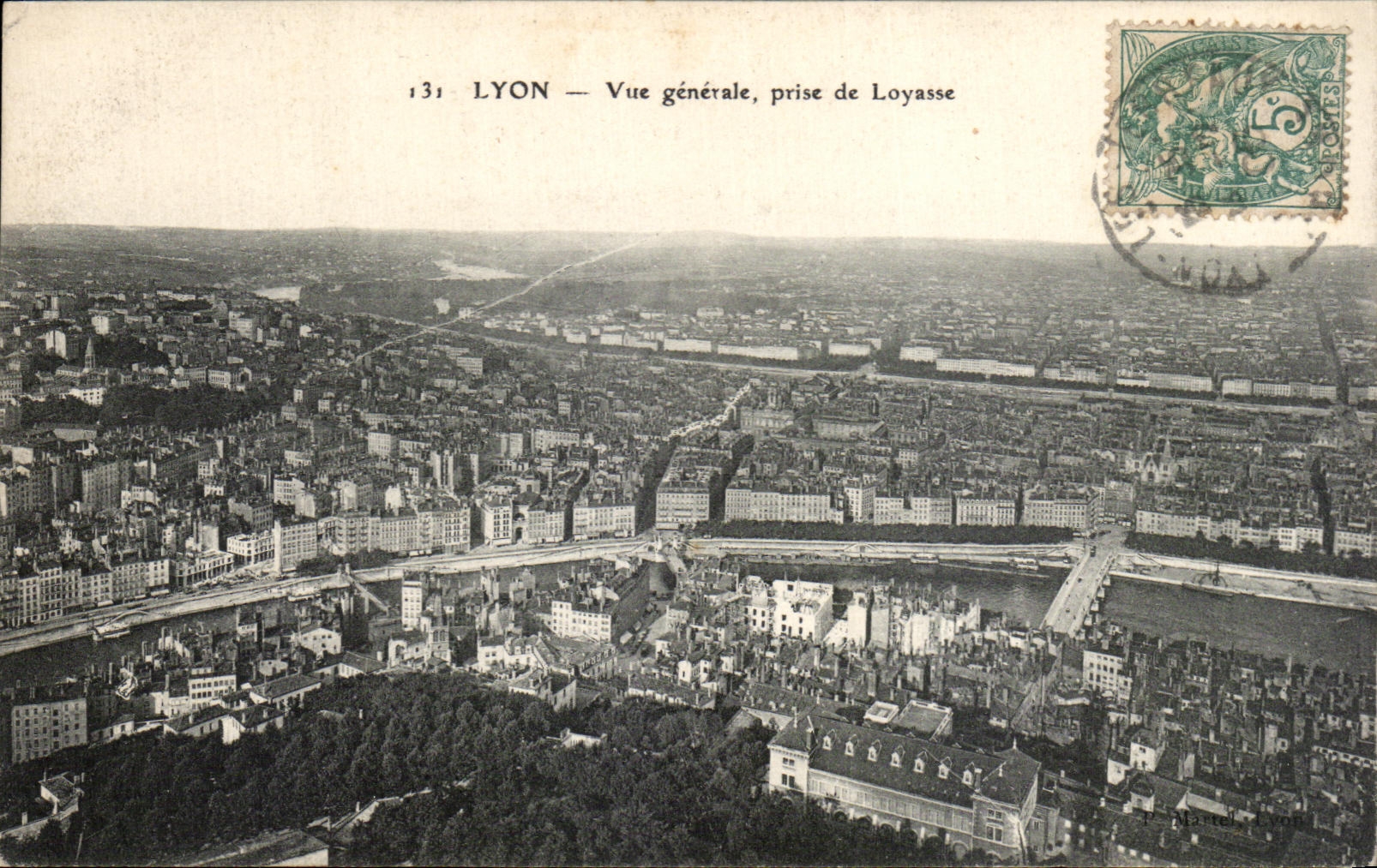 CPA Lyon View Taken of Loyasse