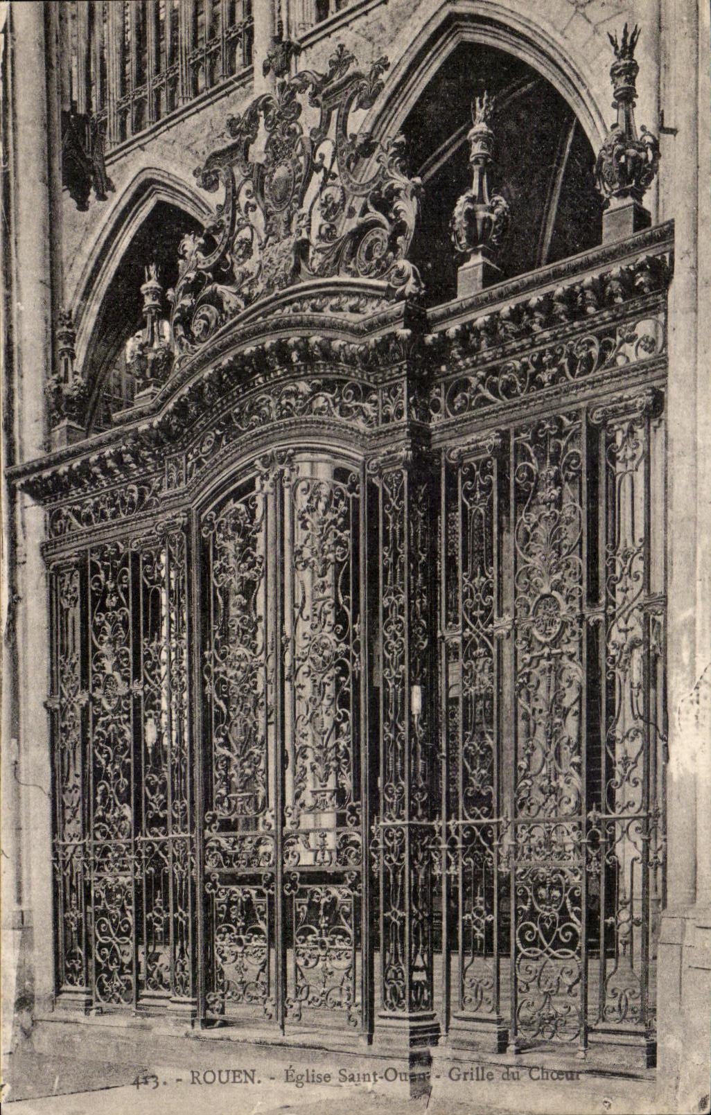 CPA Rouen Eglise Saint Ouen Roasts Chorus