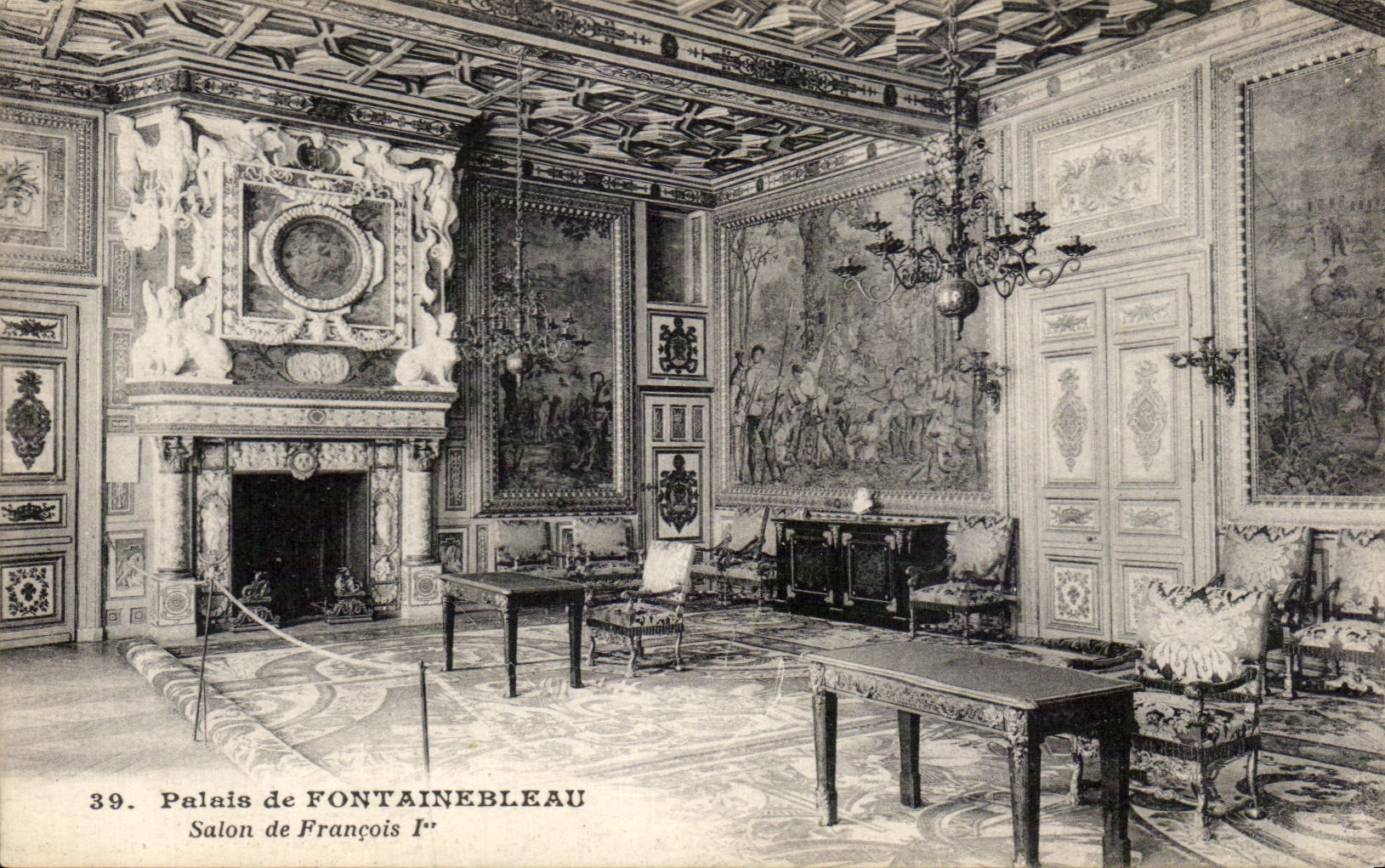 CPA Palais de Fontainebleau Salon de Francois 1er