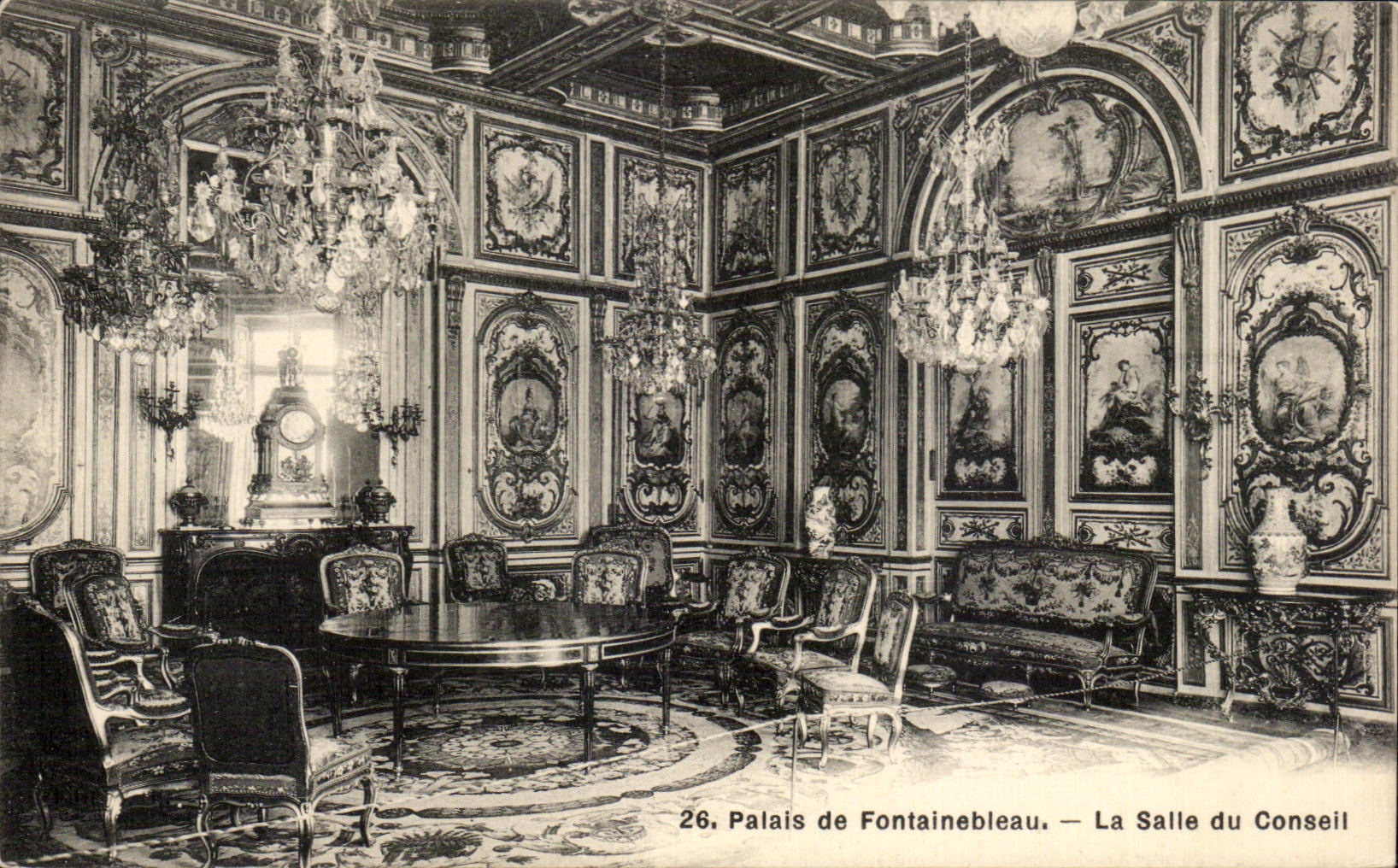 CPA Fontainebleau Palais Salle du conseil