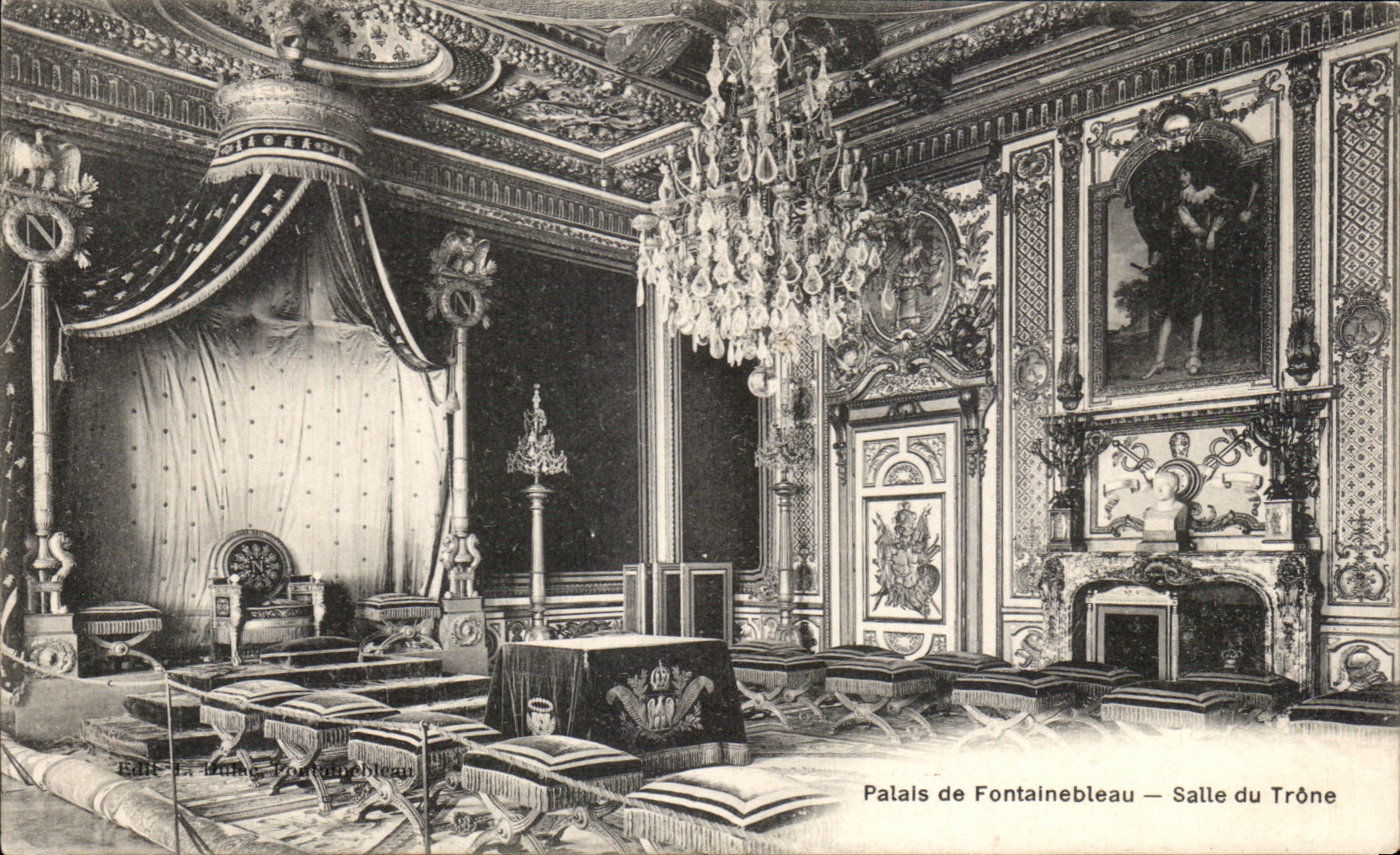 CPA Fontainebleau Palais Salle du trone