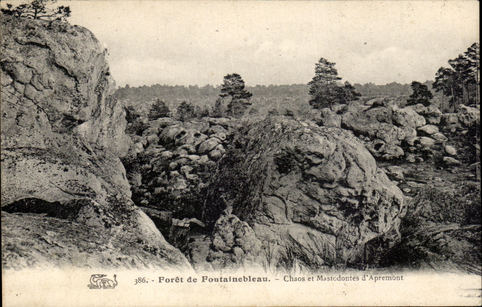CPA Fontainebleau Foret Chaos et mastodontes d'Apremont
