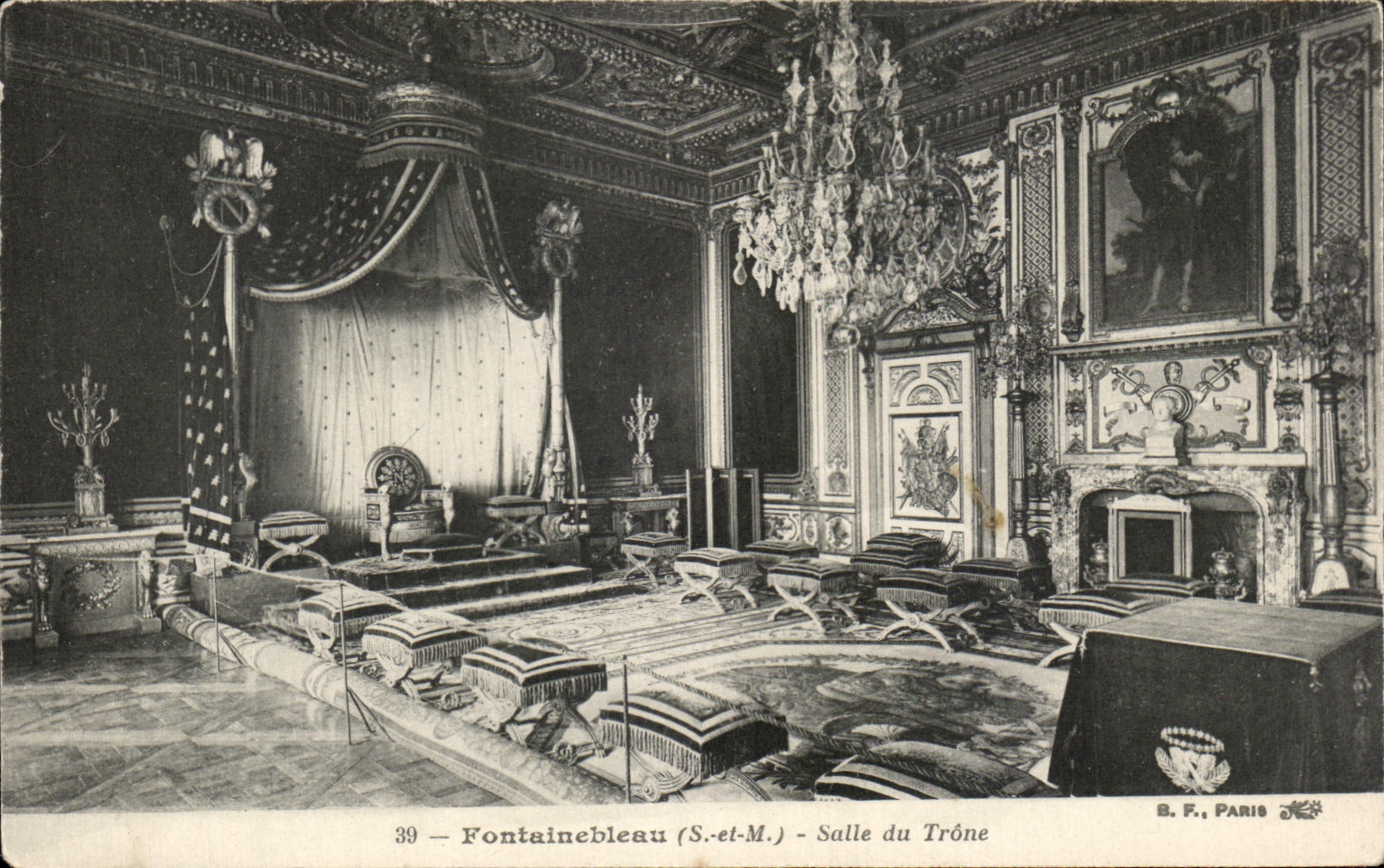 CPA Fontainebleau Salle du trone 
