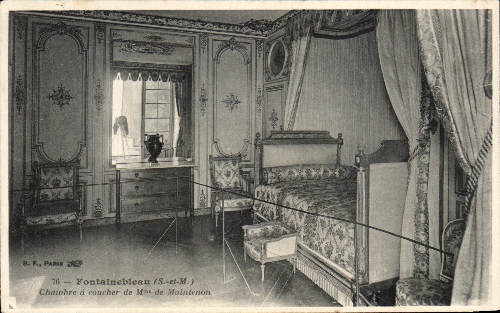 CPA Fontainebleau Chambre a coucher de Mme de Maintenon