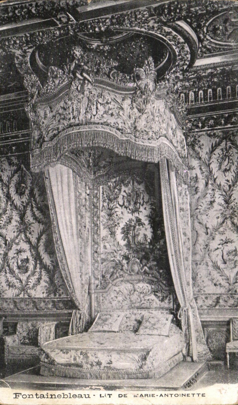 CPA Fontainebleau Lit De Marie Antoinette