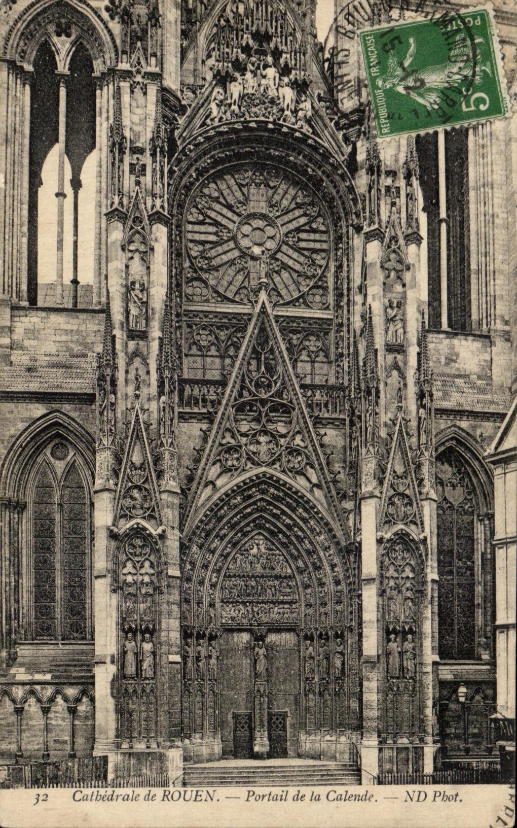 CPA Rouen Gate of the Calend