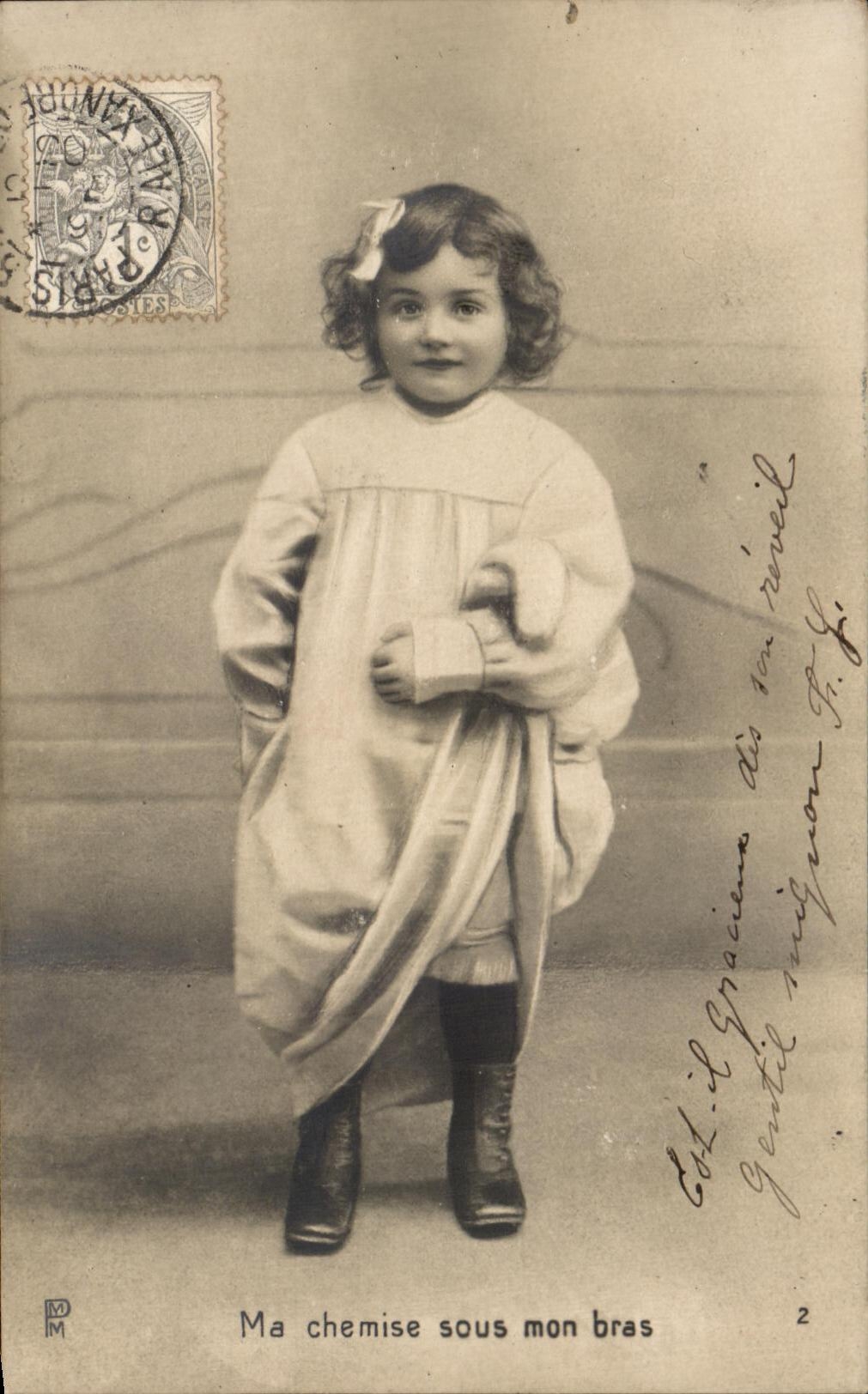 CPA Fantasy Child My shirt under my arm