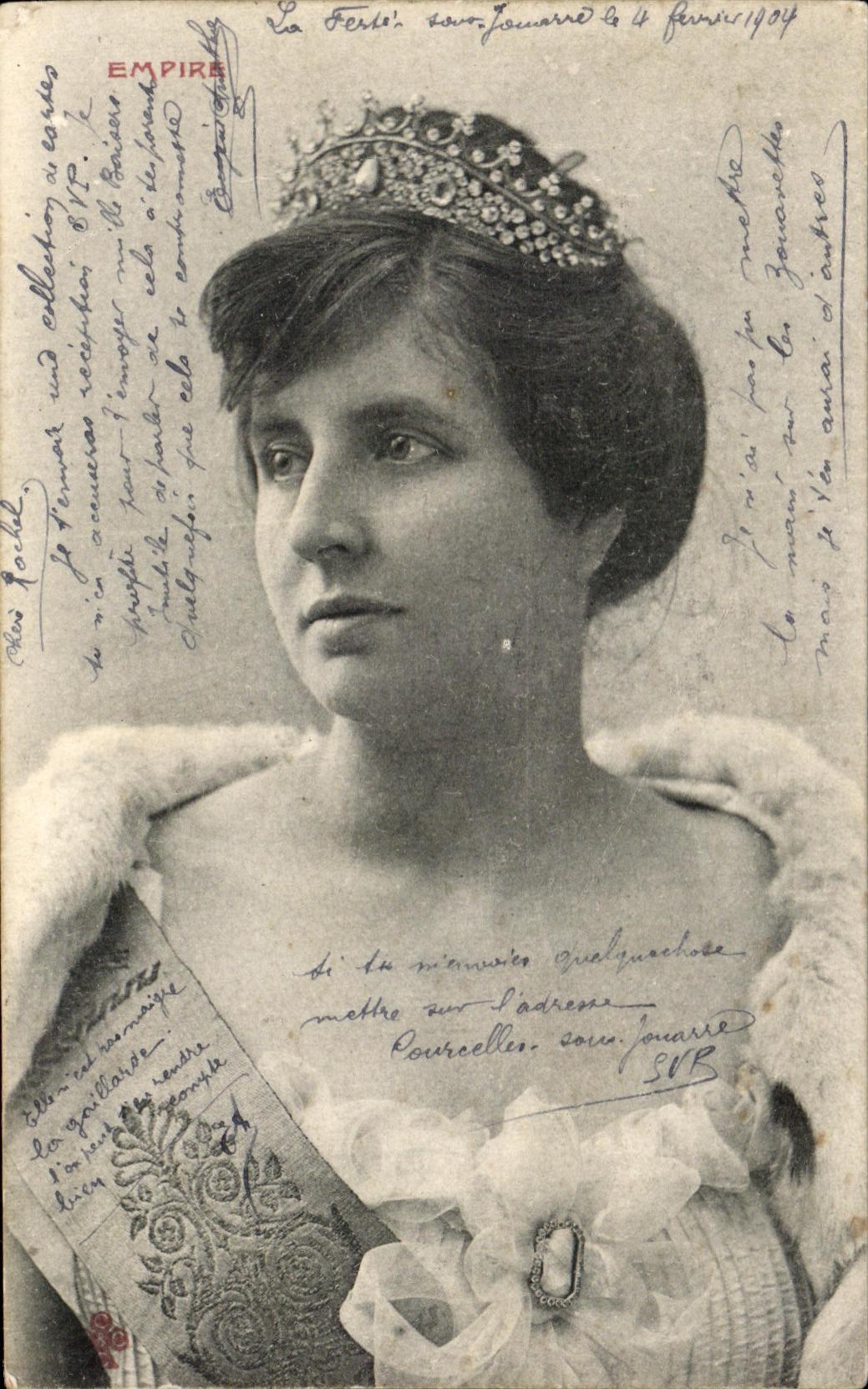 CPA Fantaisie Femme Empire