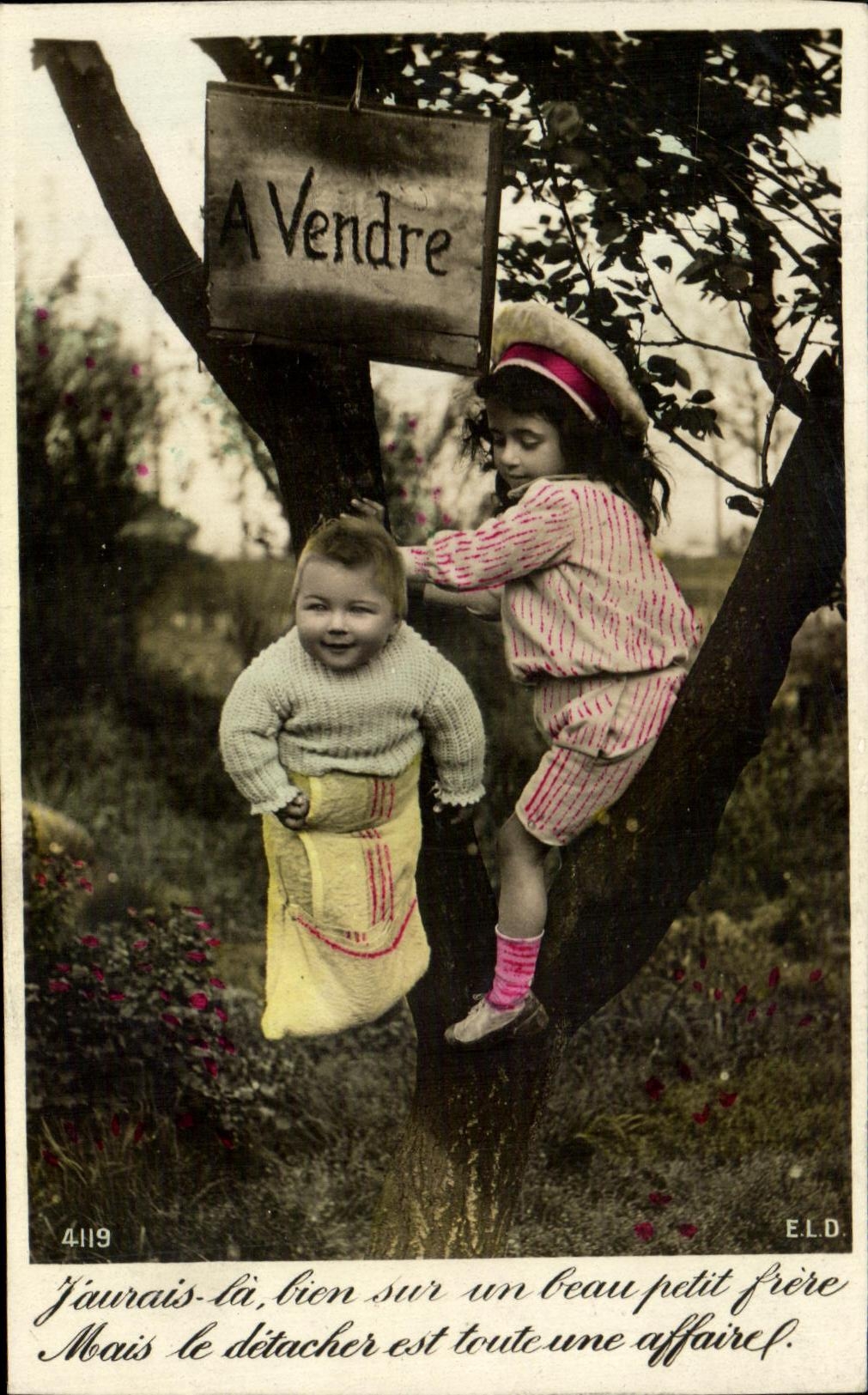 CPA Fantaisie Enfants A vendre