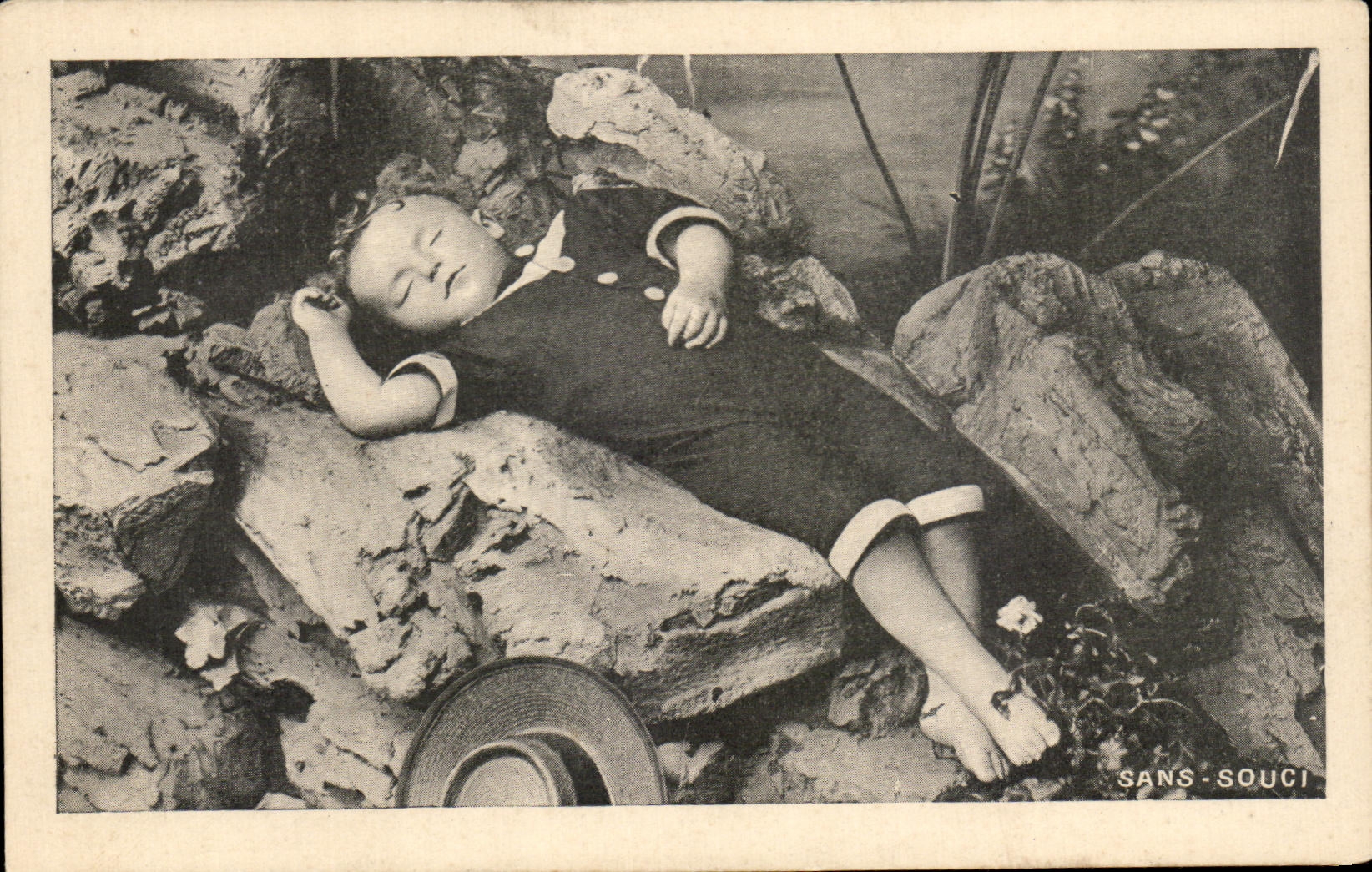 CPA Fantaisie Enfant Sans souci