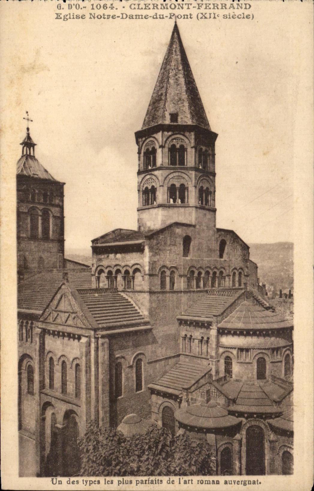 Iglesia de CPA Clermont-Ferrand Notre Dame del puente