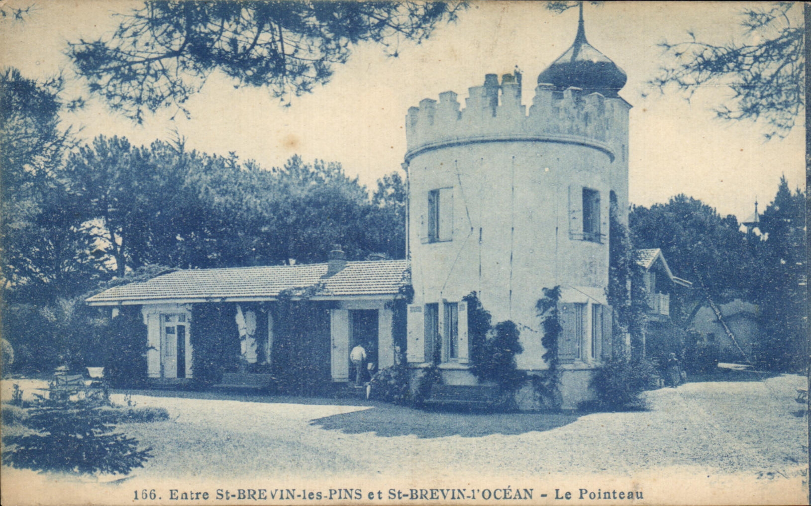 CPA entre los pinos y St Bervin del St Brevin el oceano el sacador