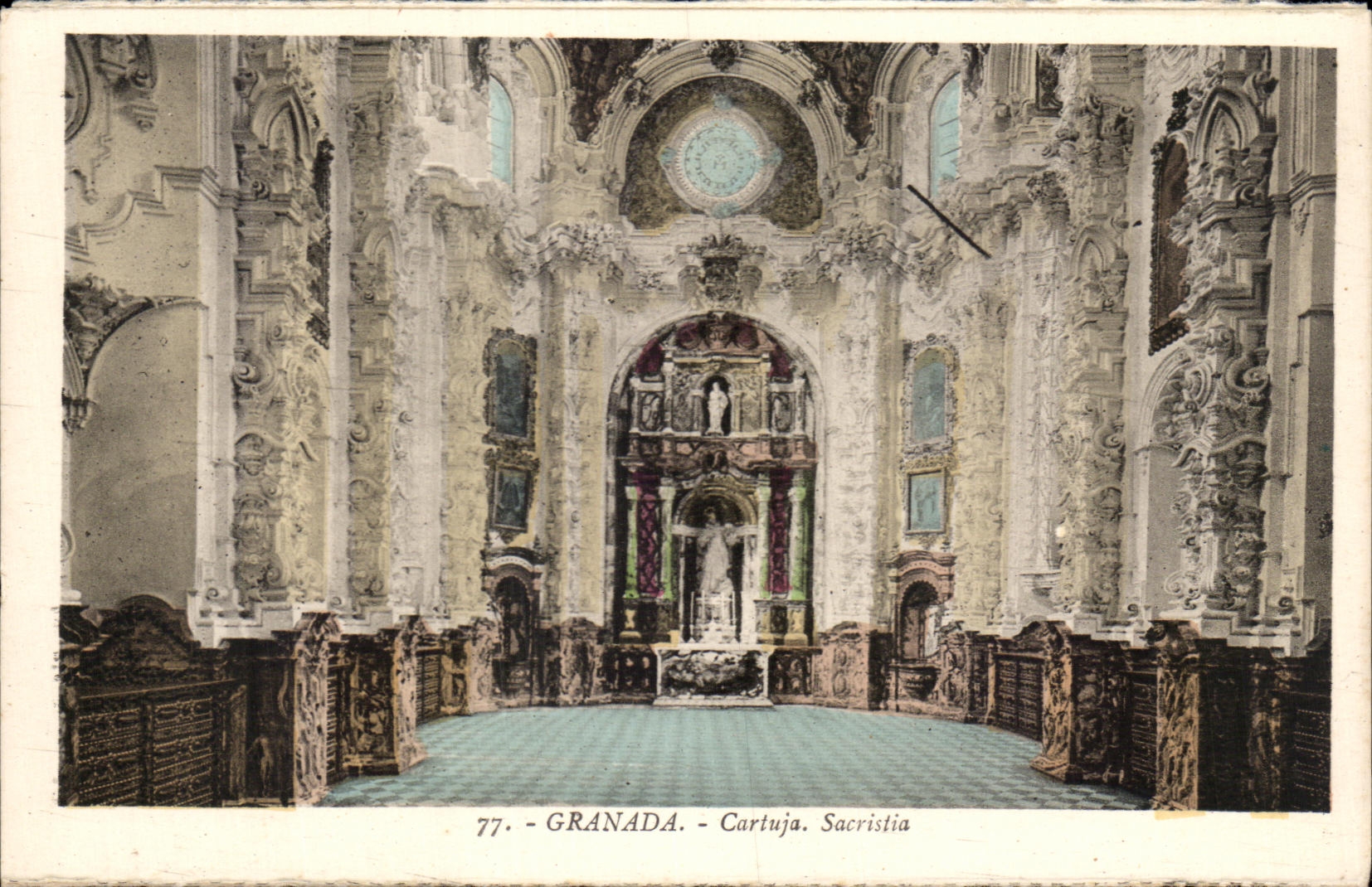 CPA Granada Cartuja Sacristia