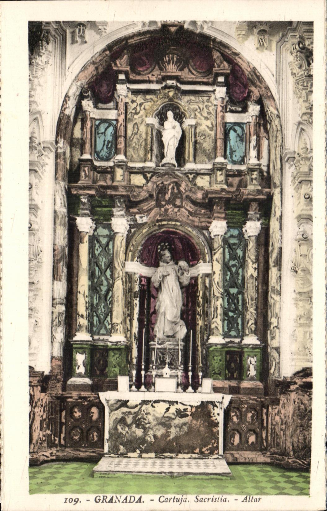 CPA Granada Cartuja Sacristia Altar