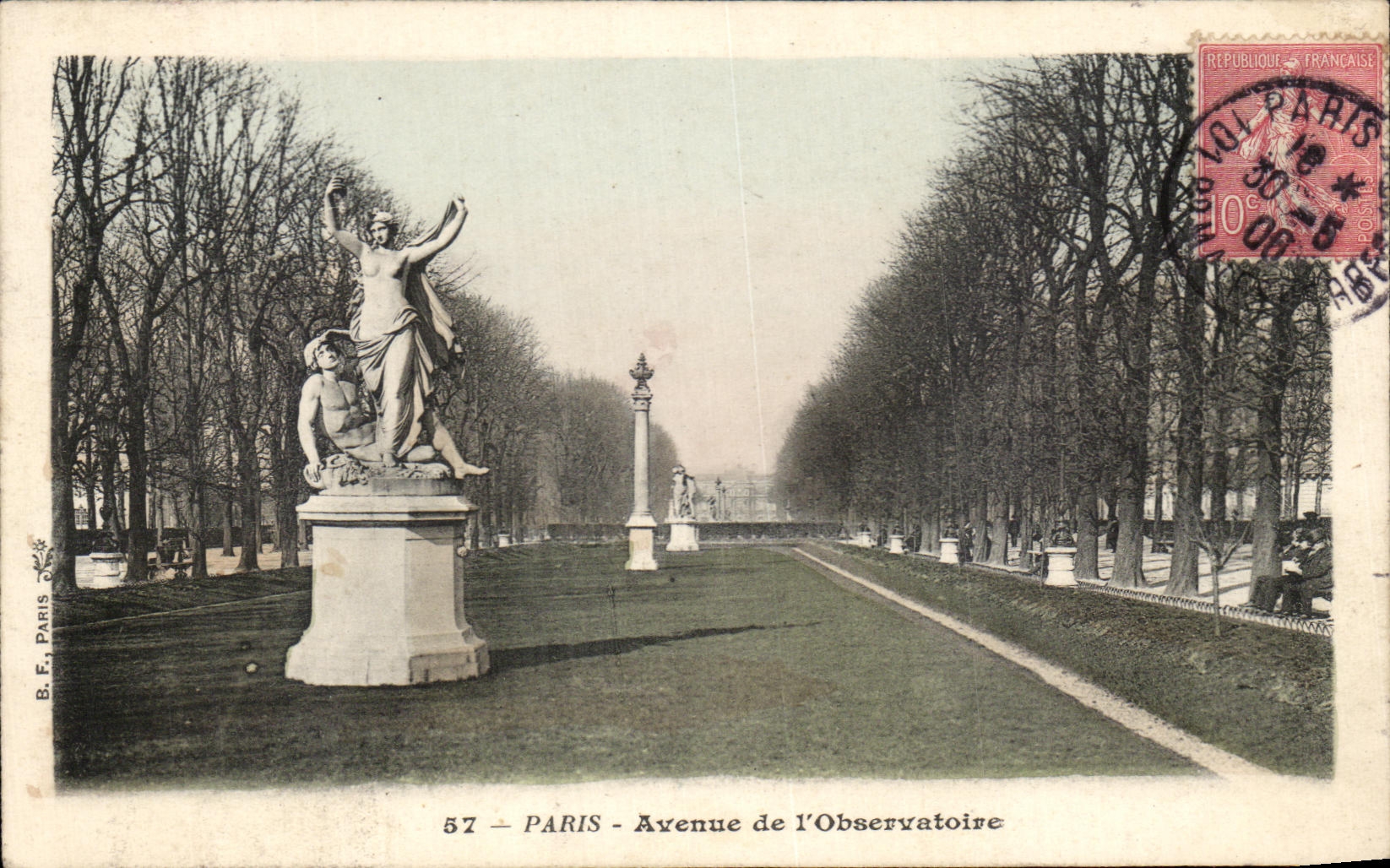 CPA Paris Avenue of the Observatory
