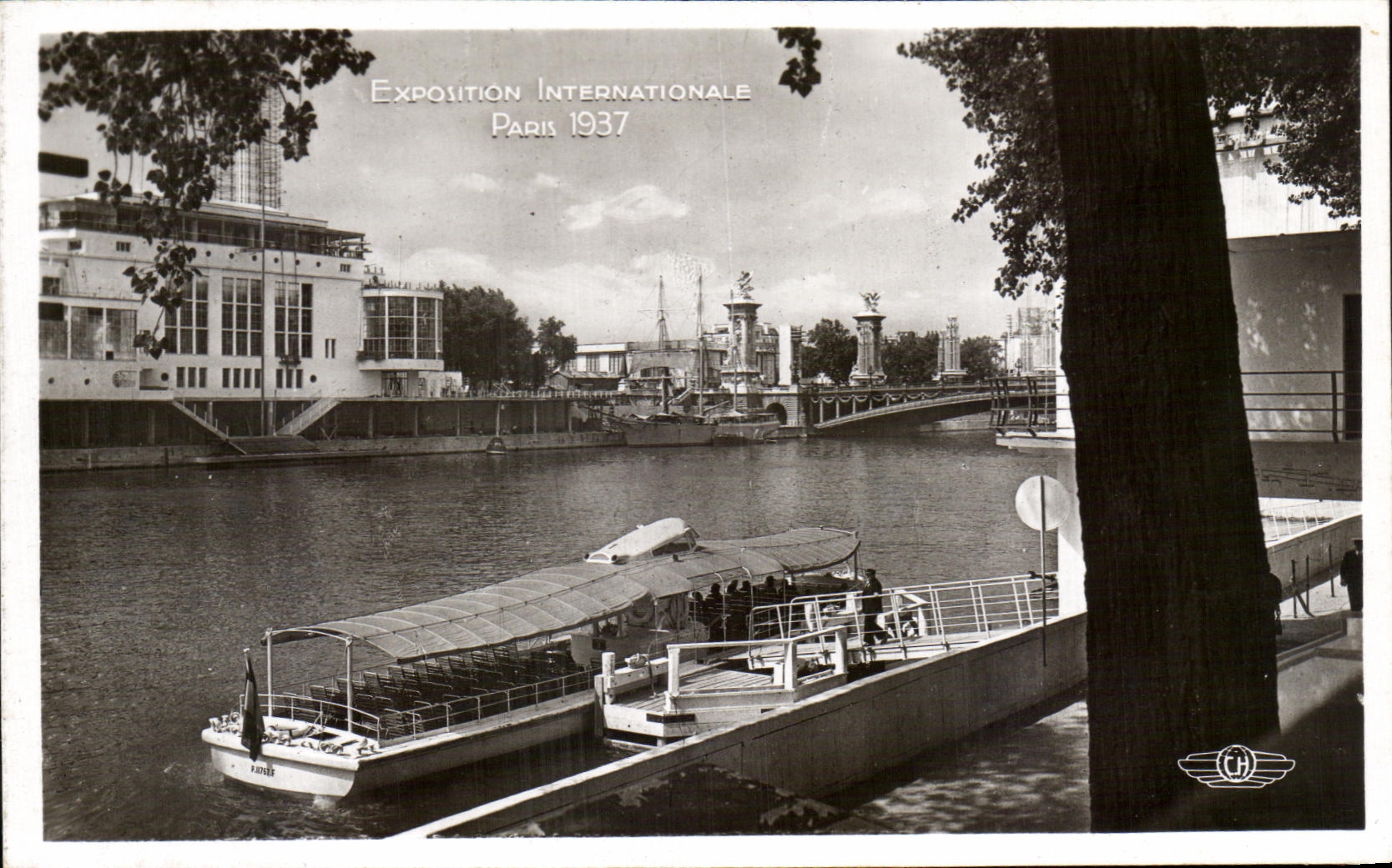 CPA Exposition Internationale Paris 1937 Embarcadere des vedettes