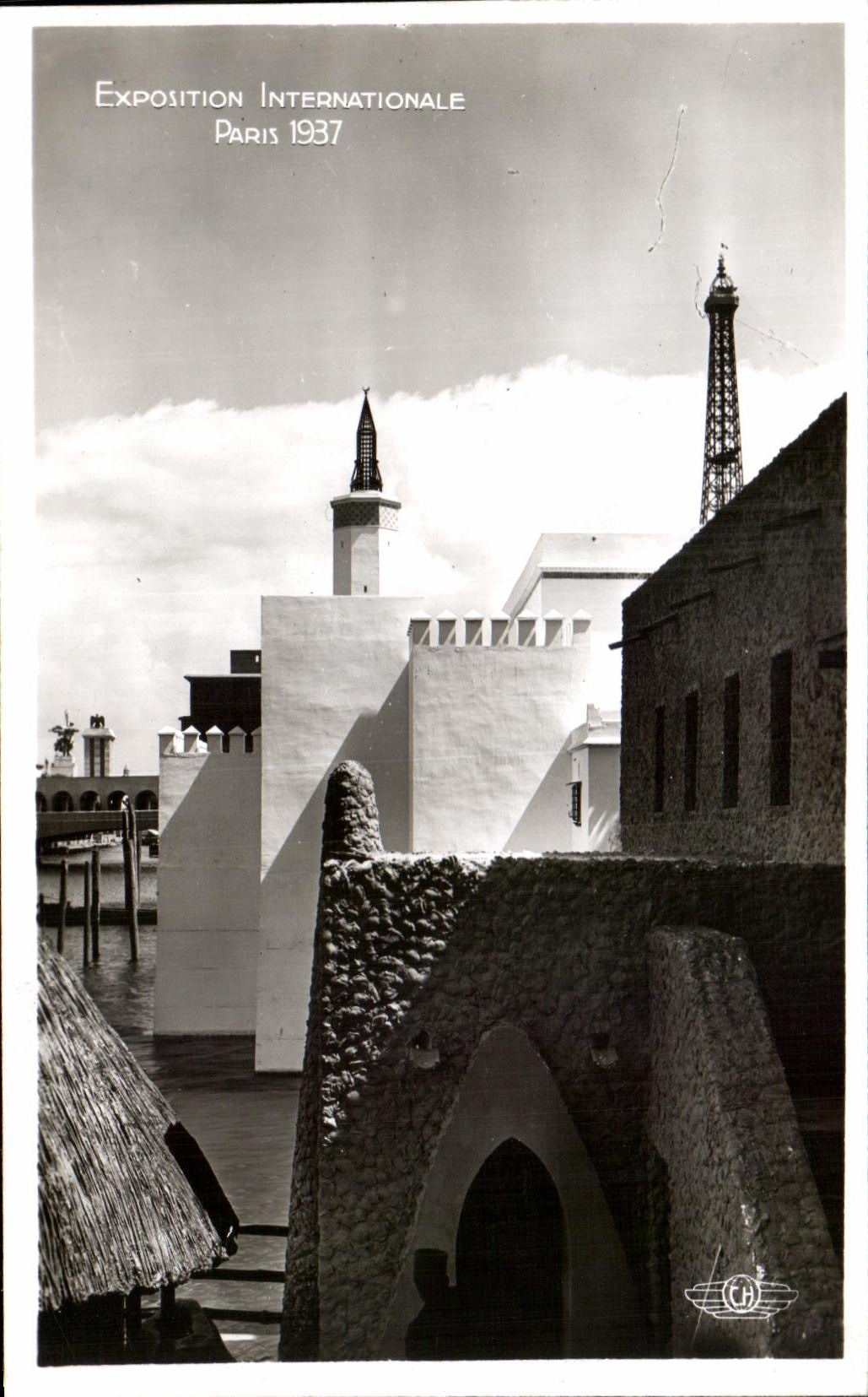CPA Exposition Internationale Paris 1937 France D'Outre Mer Perspective Sur Le Pavillon De L'Algerie
