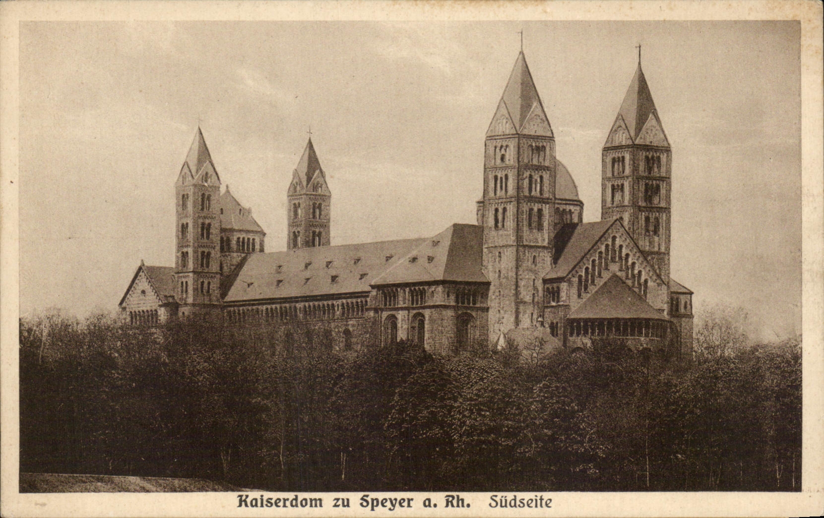 CPA Kaiserdon Zu Speyer has Rh Sudseite