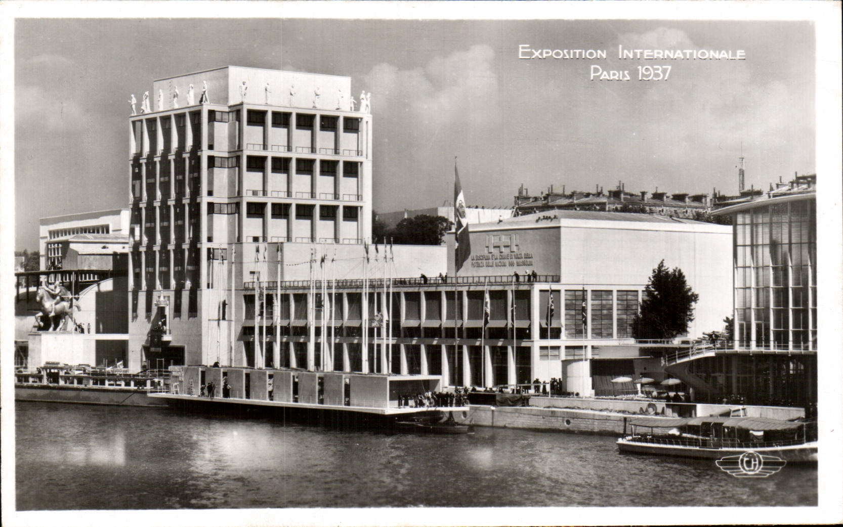 CPA Exposition Internationale Paris 1937 Pavillon de l'Italie