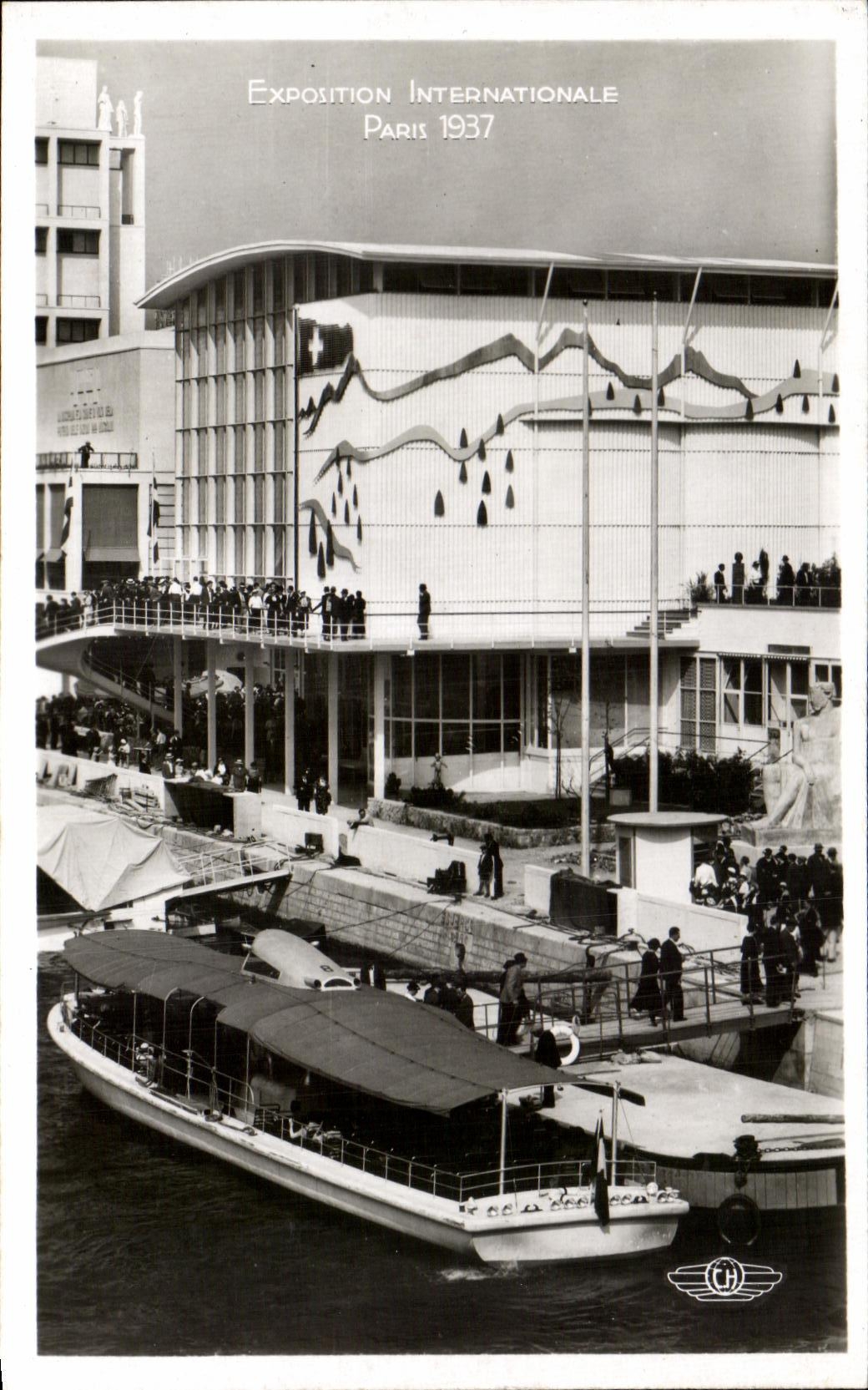 CPA Exposition Internationale Paris 1937 Pavillon de la Suisse
