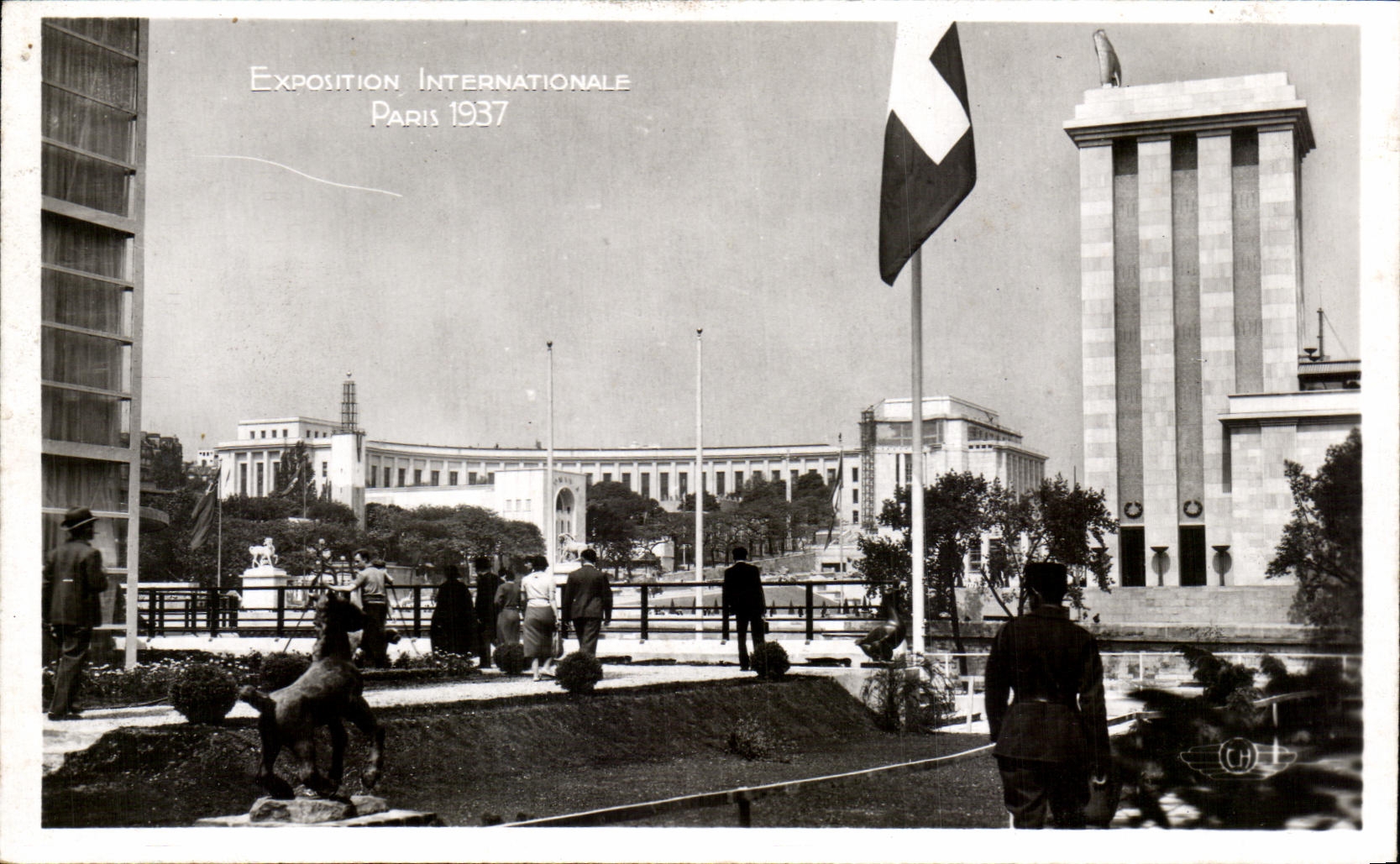 CPA Exposition Internationale Paris 1937 Vue generale prise du pavillon de la Suisse
