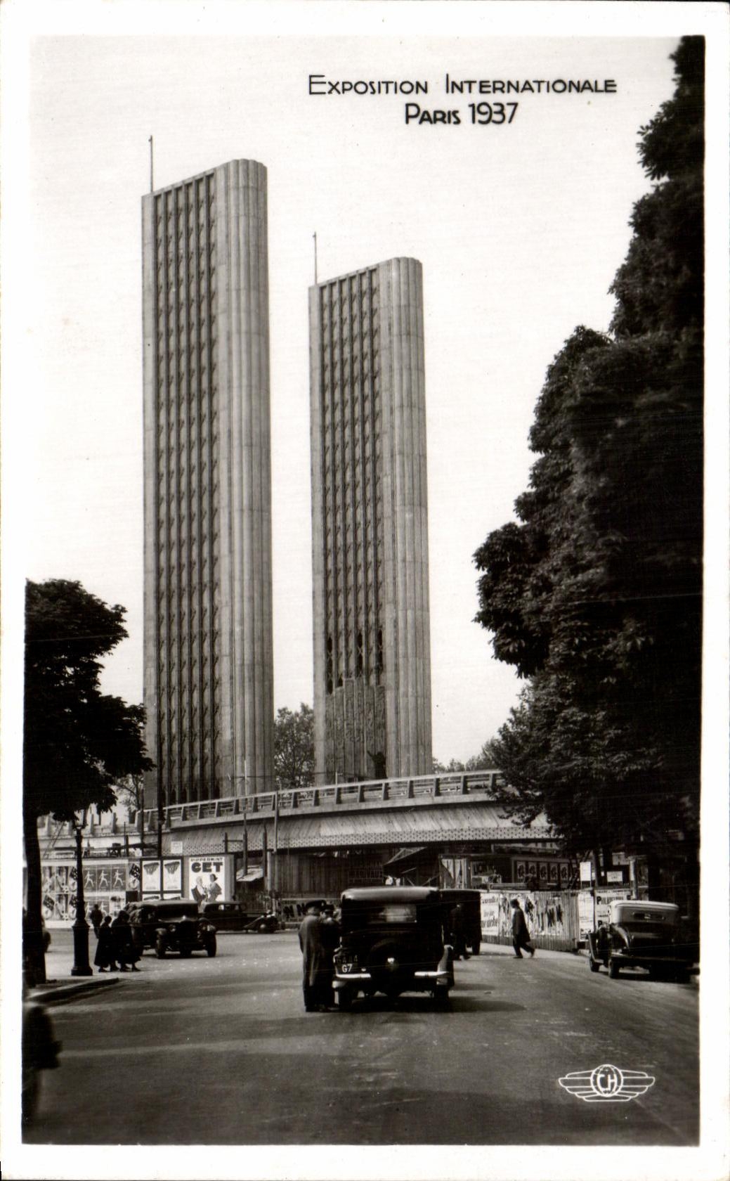 CPA Exposition internationale Paris 1937 Porte De La Place De L'Alma