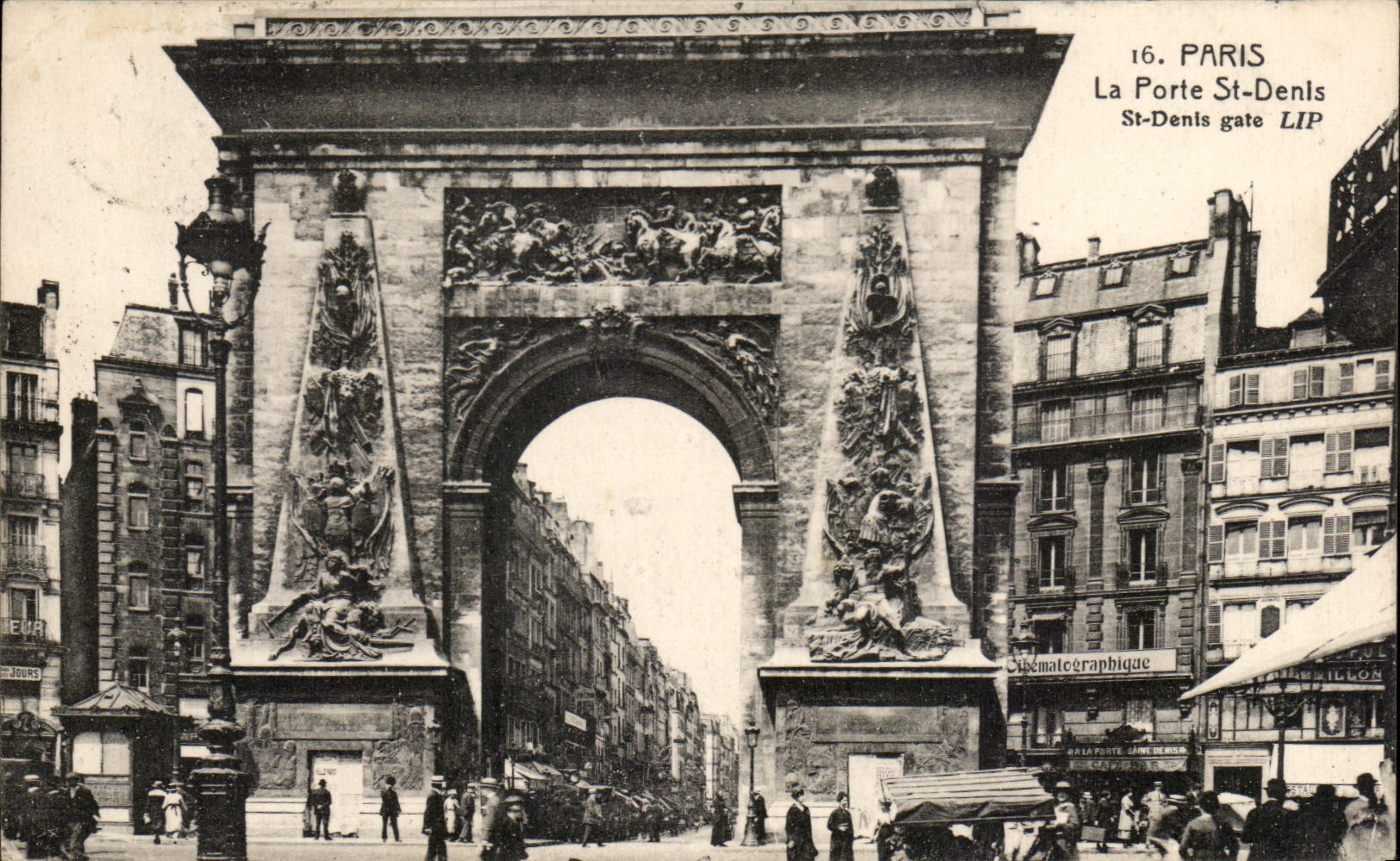 CPA Paris La Porte St Denis