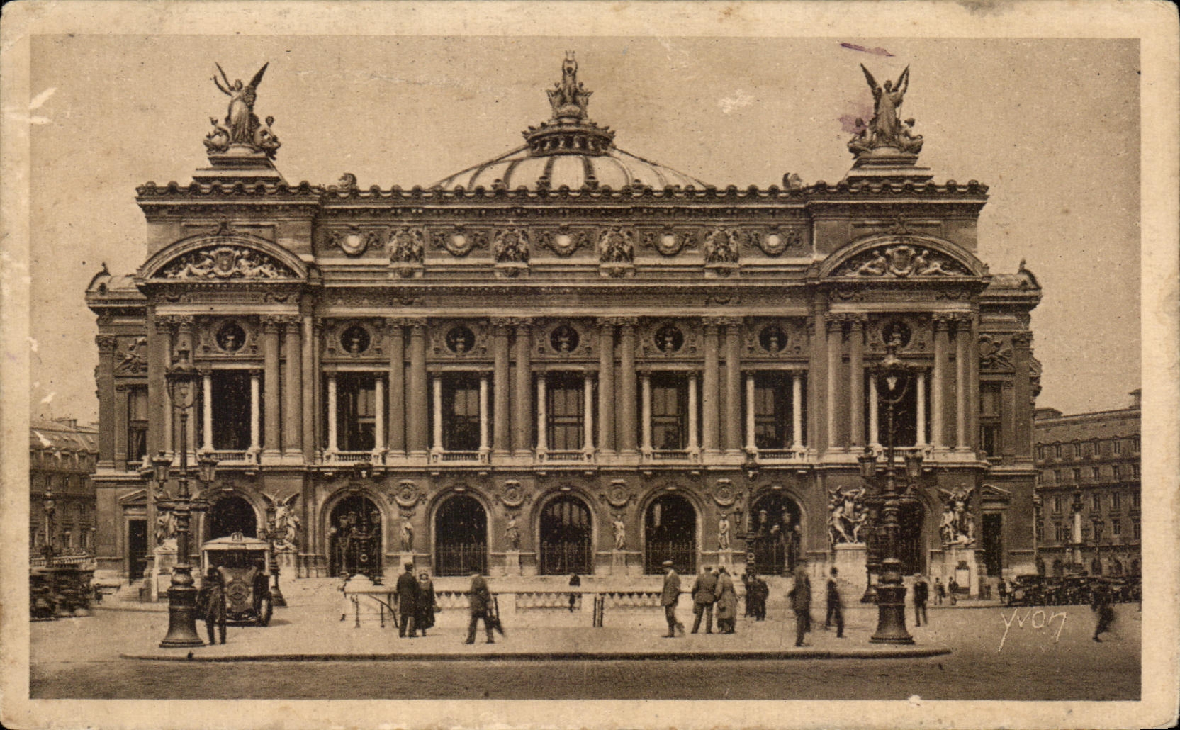 CPA Paris En Flanant L'Opera The Opera