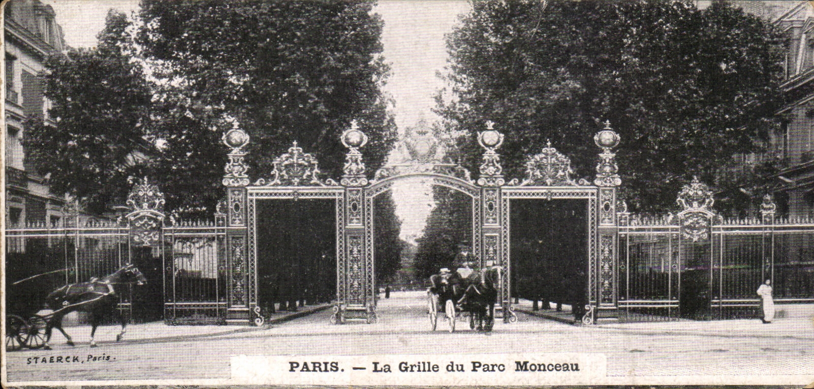 CPA Paris the Grid of the Park Heap