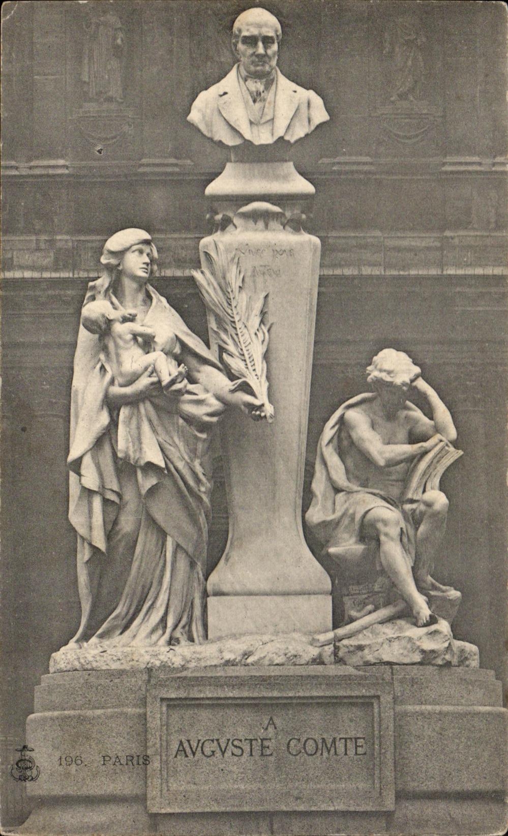 CPA Paris Auguste Comte