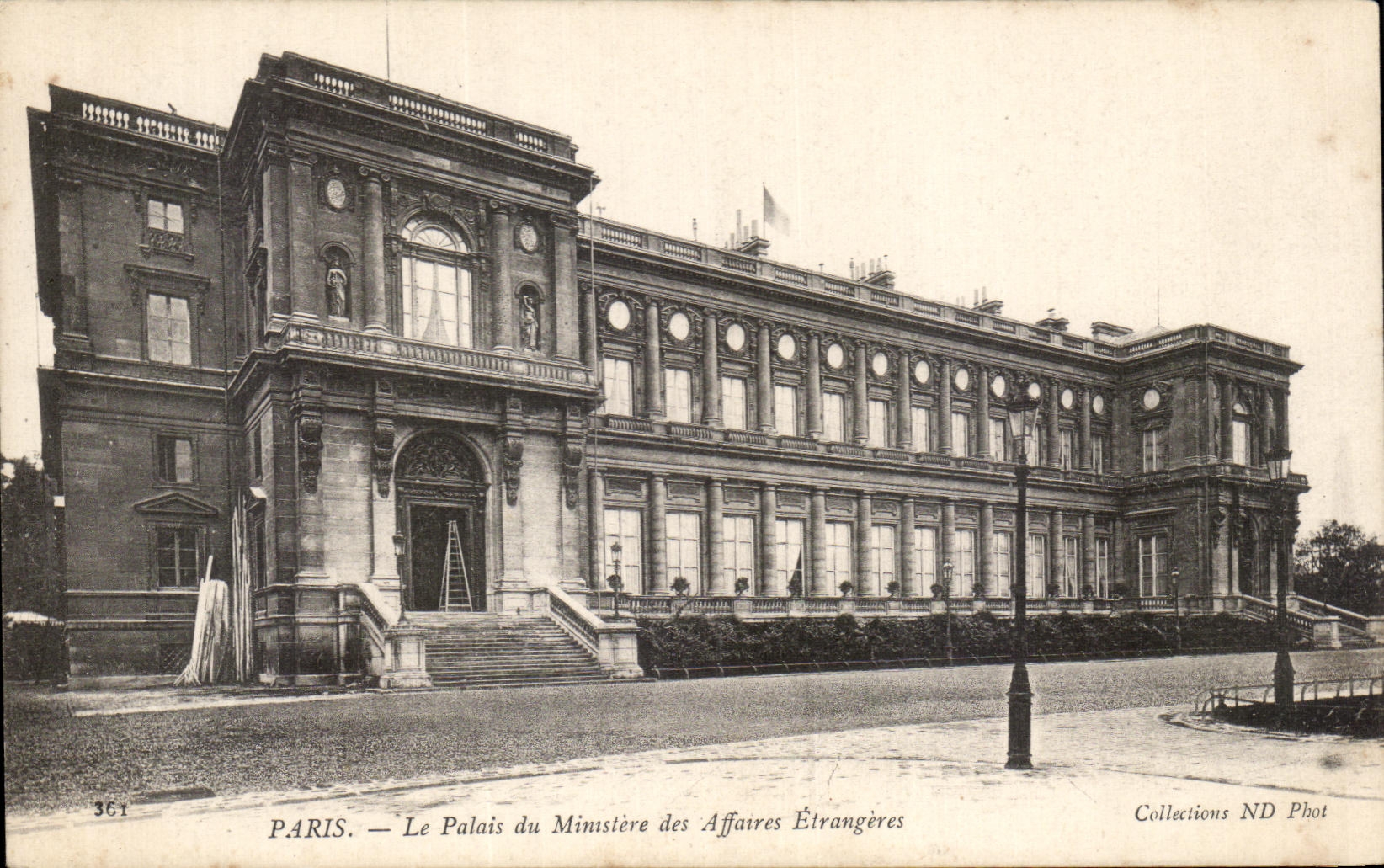 CPA Paris Le Palais du Ministere des Affares Etrangeres
