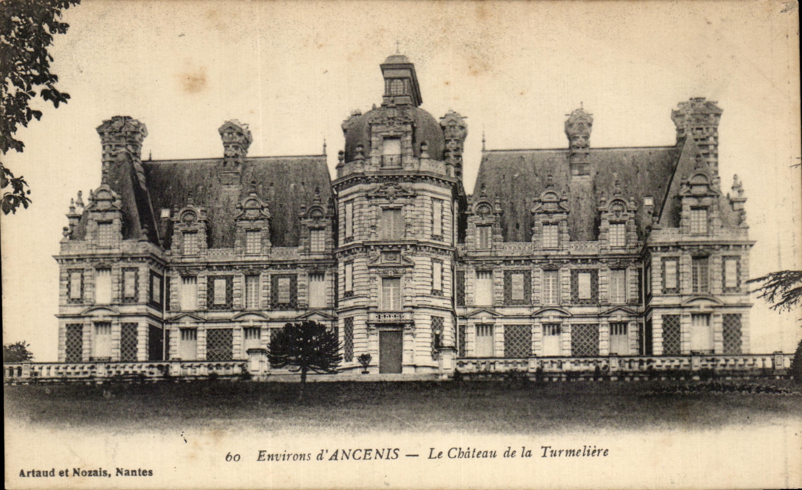 Alrededores de CPA de Ancenis el castillo de Turmeliere