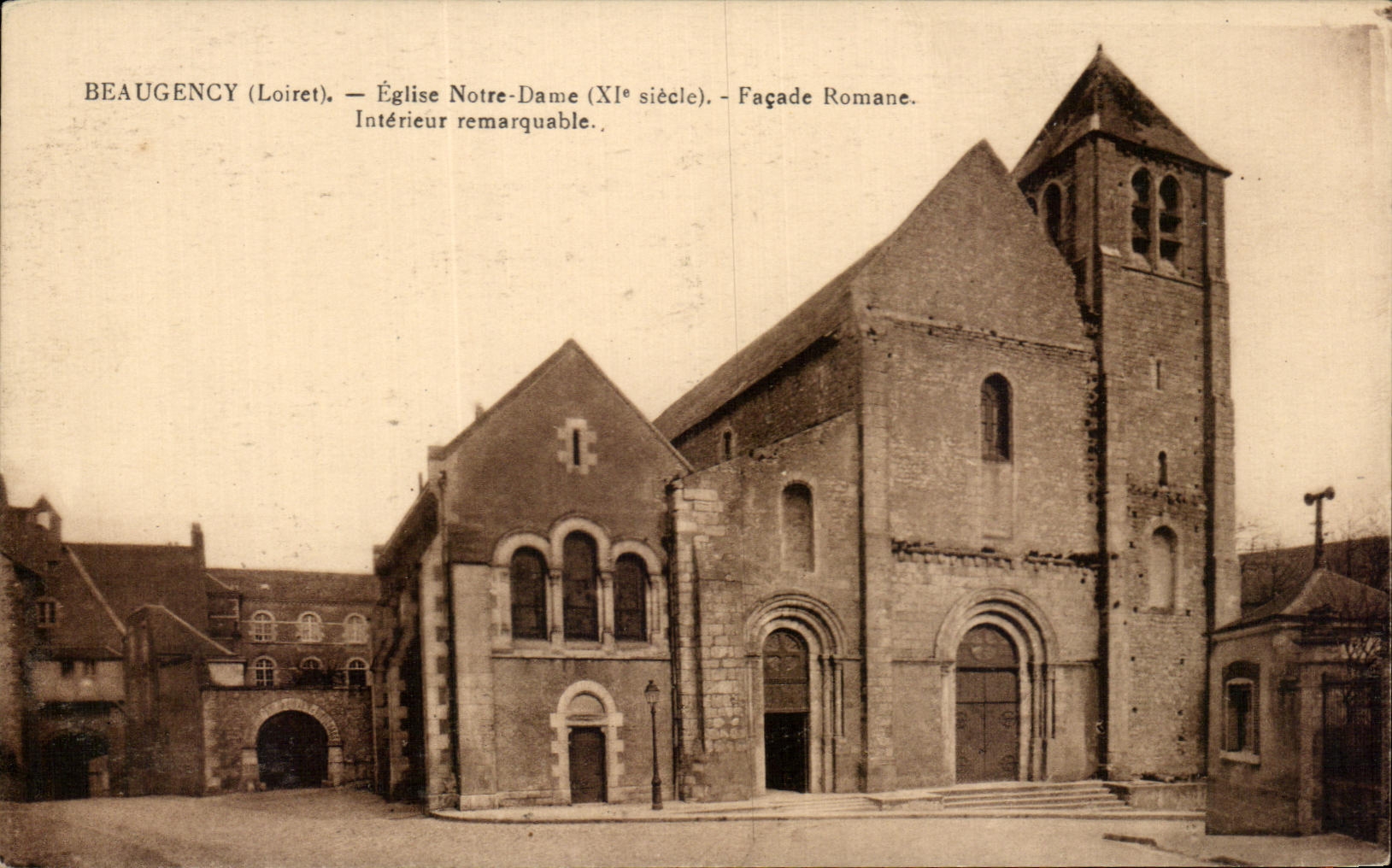 CPA Beaugency Eglise Notre Dame