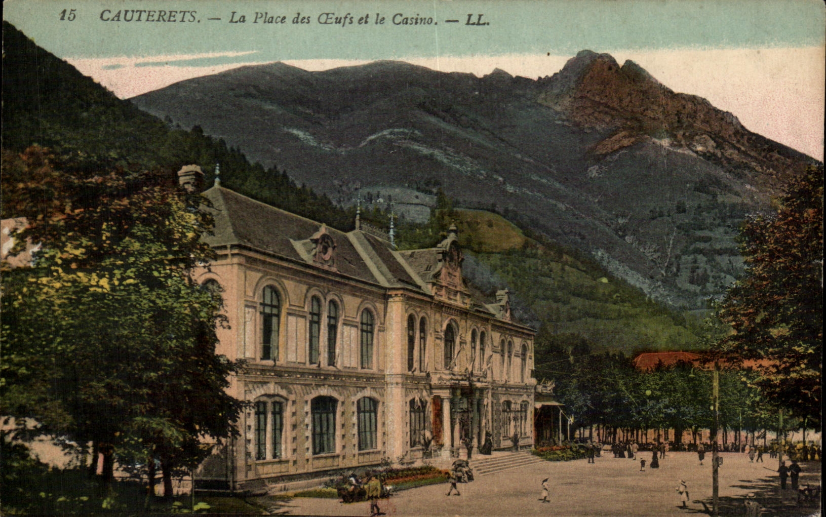 CPA Cauterets the Place Of eggs And the Casino