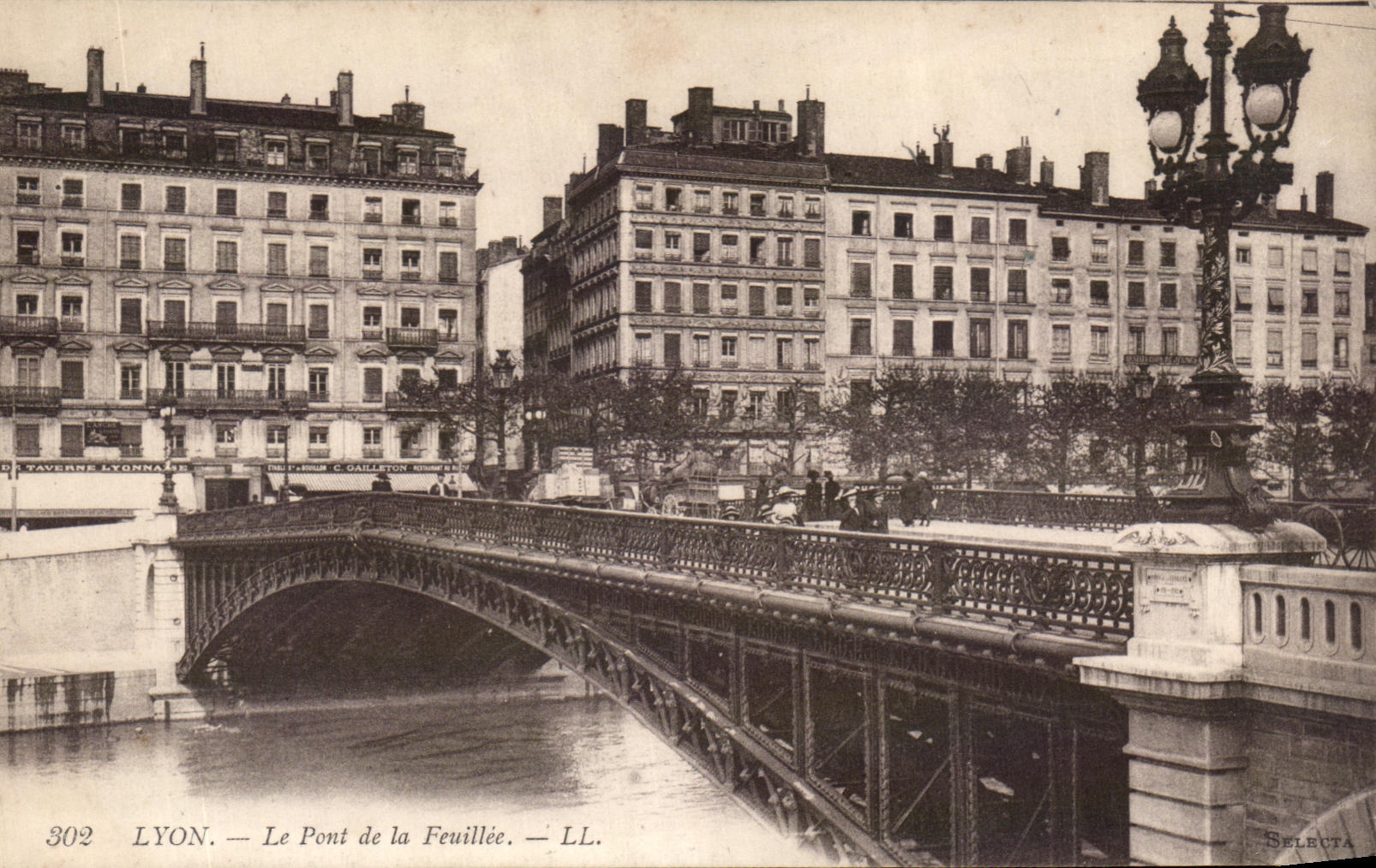 CPA Lyon the Bridge of Feuillee
