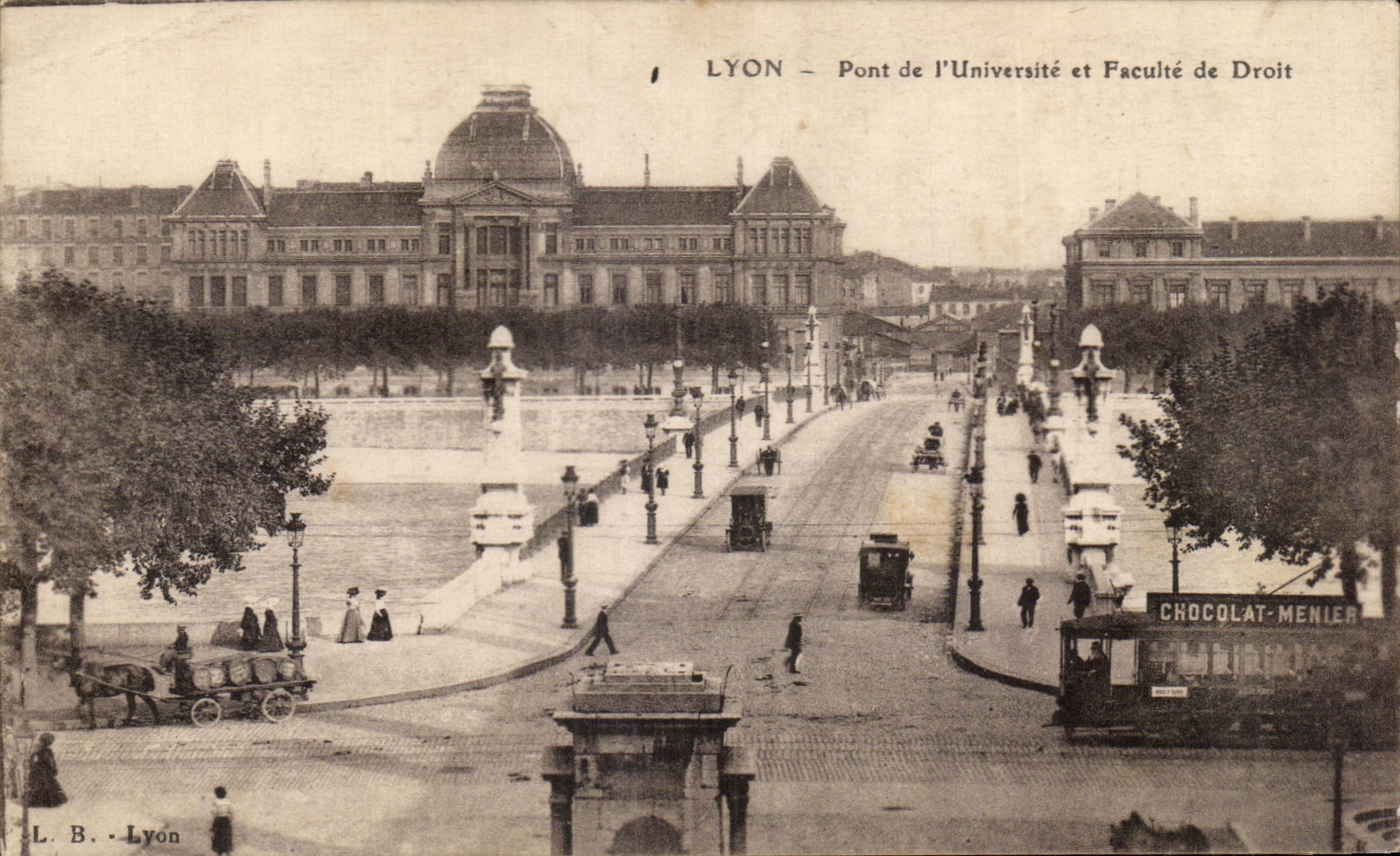 CPA Lyon Bridge of Universete and Faculty of Law Menier Chocolate