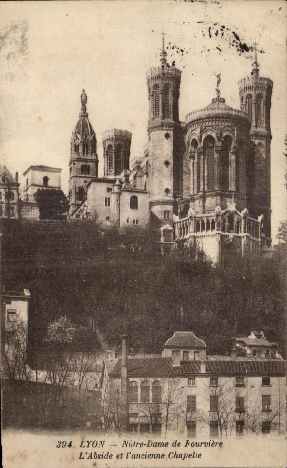 CPA Lyon Notre Dame de Fourviere the Apse and the old vault