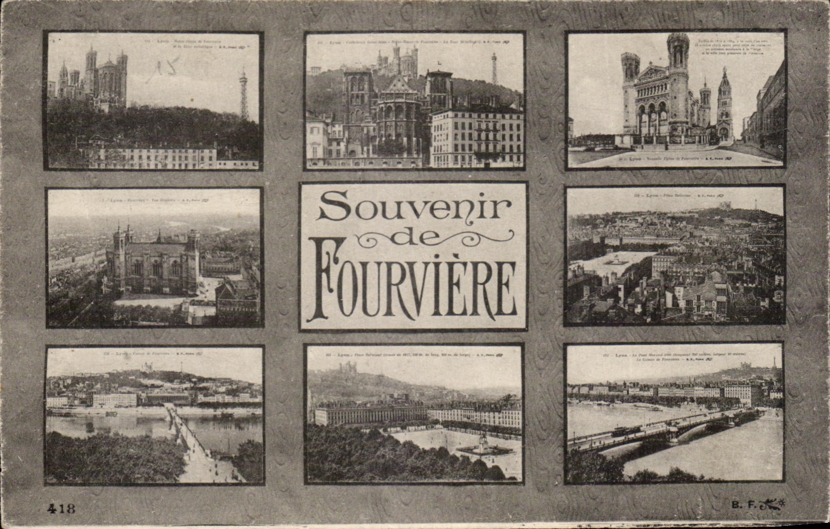 CPA Souvenir of Fourviere Lyon