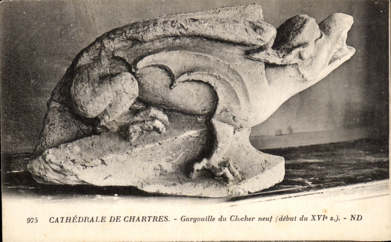 CPA Cathedrale De Chartres Gargouille du Clocher Neuf