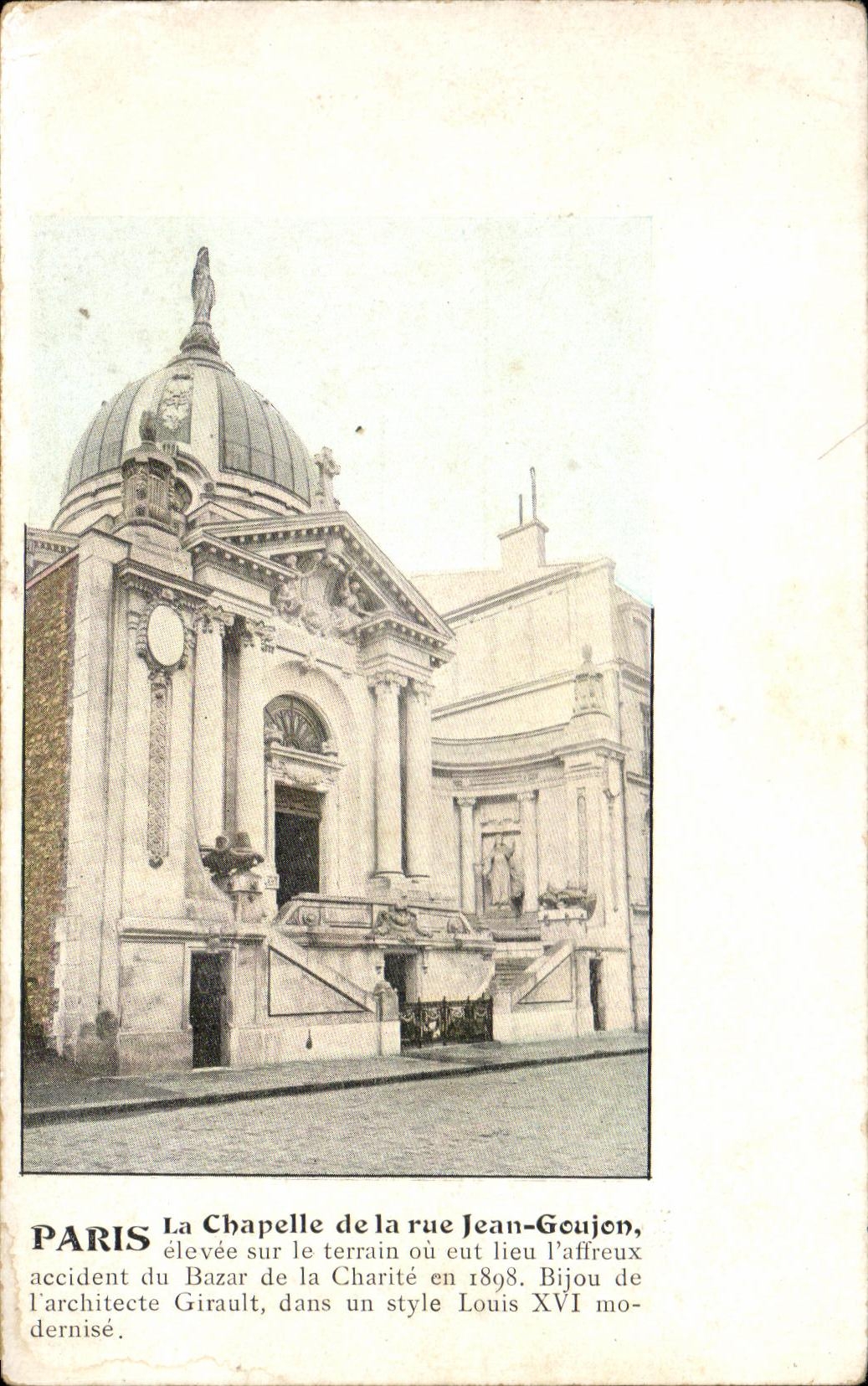 CPA Paris La Chapelle De La Rue Jean Goujon